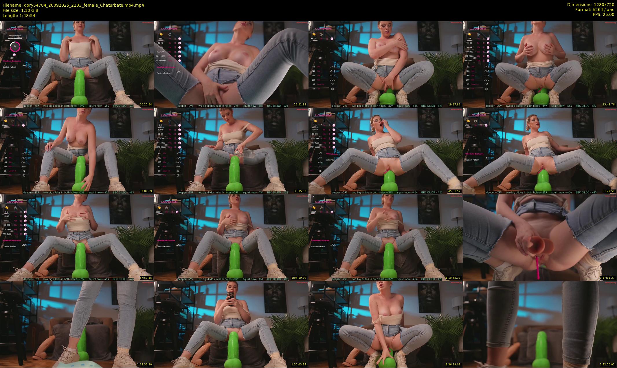 dory54784 — 109 minute Chaturbate female cam show recording, 720p, Sep 20, 2025