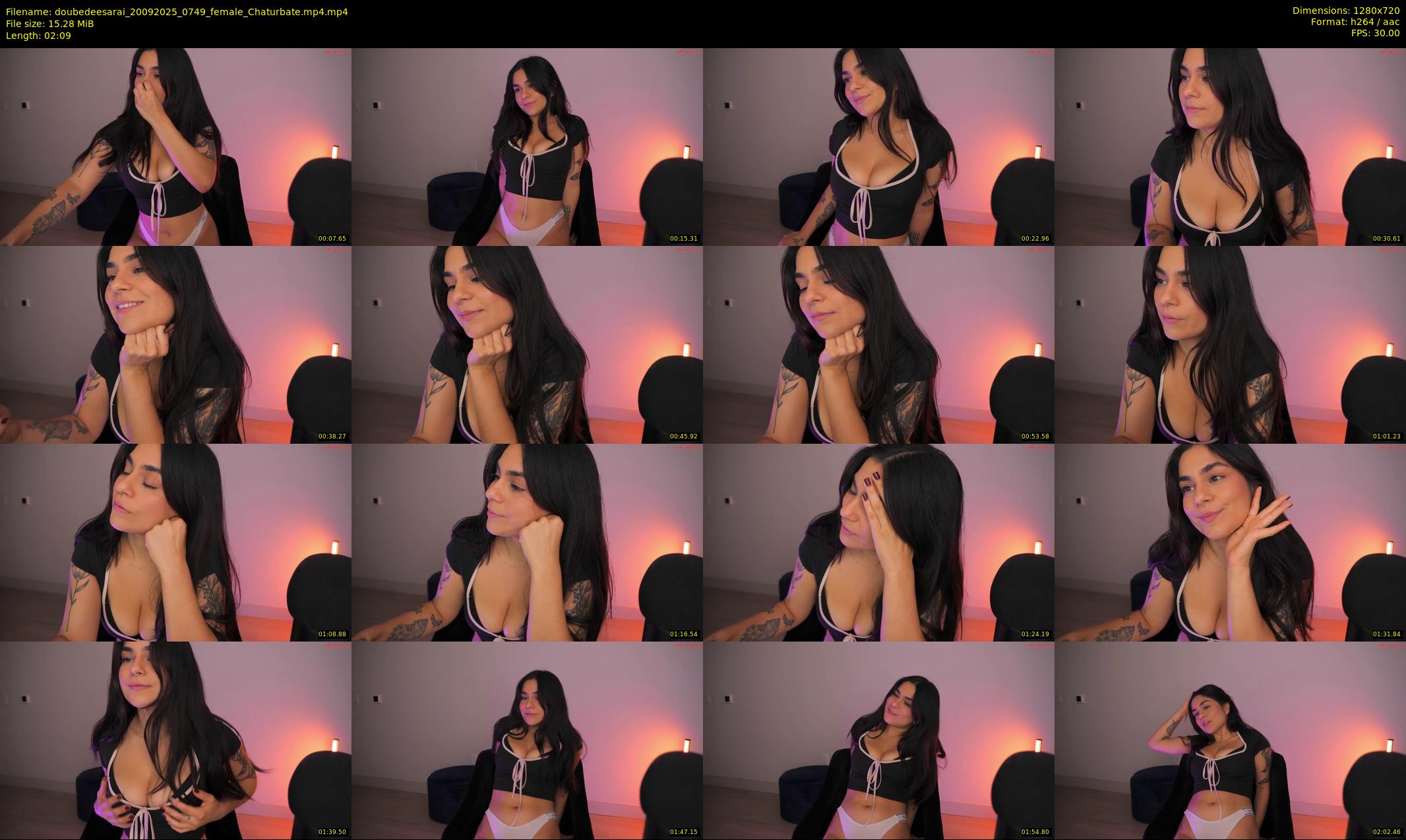 doubedeesarai — 3 minute Chaturbate female cam show recording, 720p, Sep 20, 2025