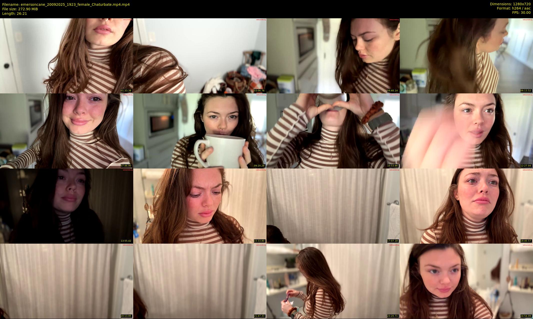 emersoncane — 27 minute Chaturbate female cam show recording, 720p, Sep 20, 2025