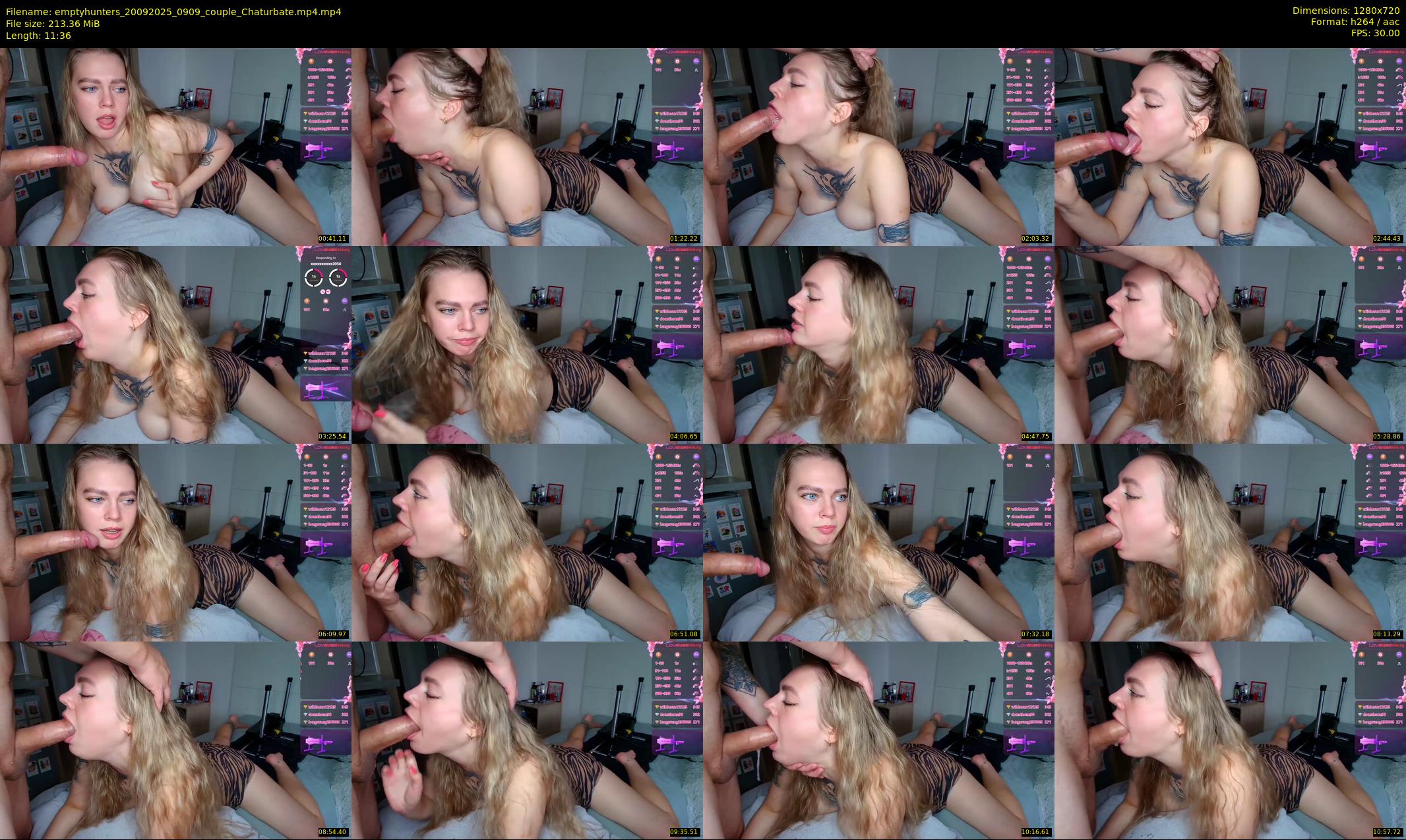 emptyhunters — 12 minute Chaturbate couple cam show recording, 720p, Sep 20, 2025