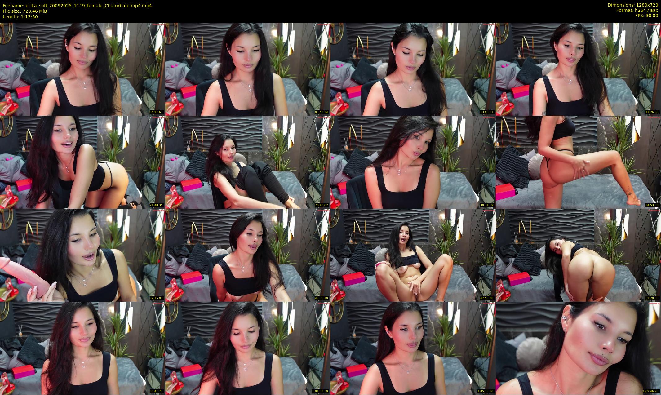 erika_soft — 74 minute Chaturbate female cam show recording, 720p, Sep 20, 2025