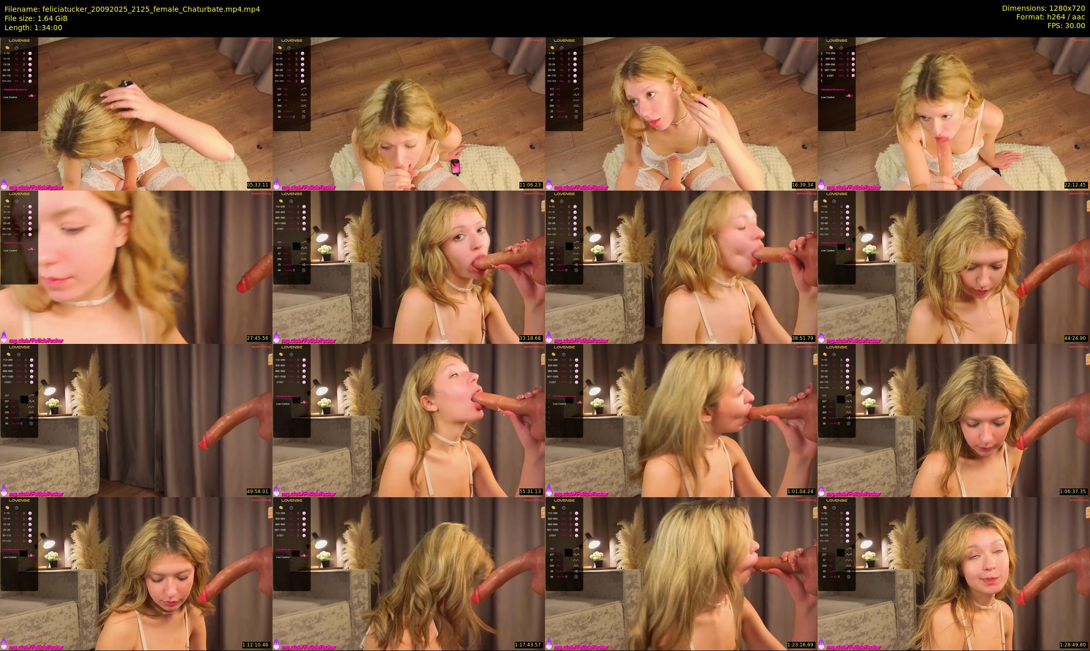 feliciatucker — 94 minute Chaturbate female cam show recording, 720p, Sep 20, 2025