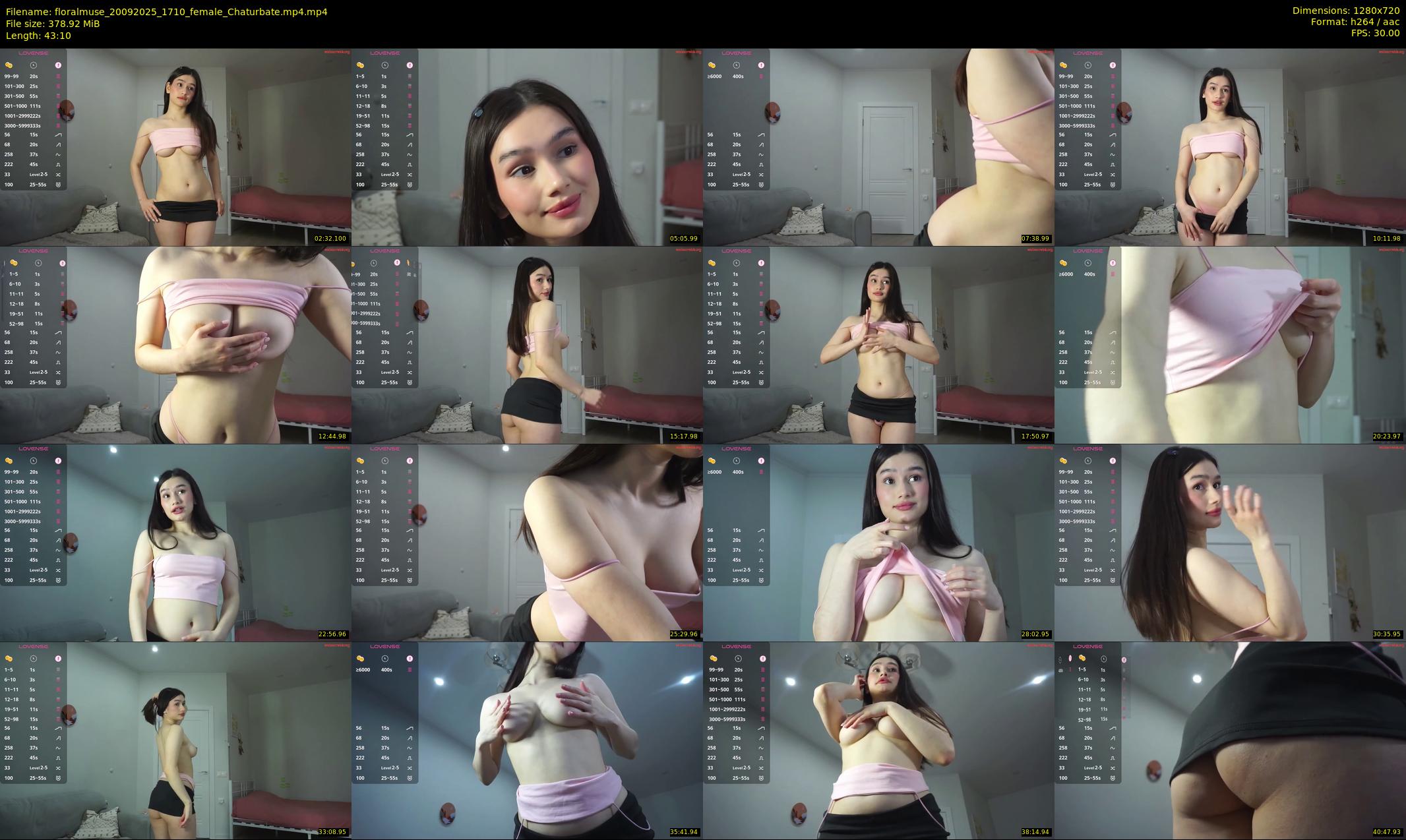 floralmuse — 44 minute Chaturbate female cam show recording, 720p, Sep 20, 2025
