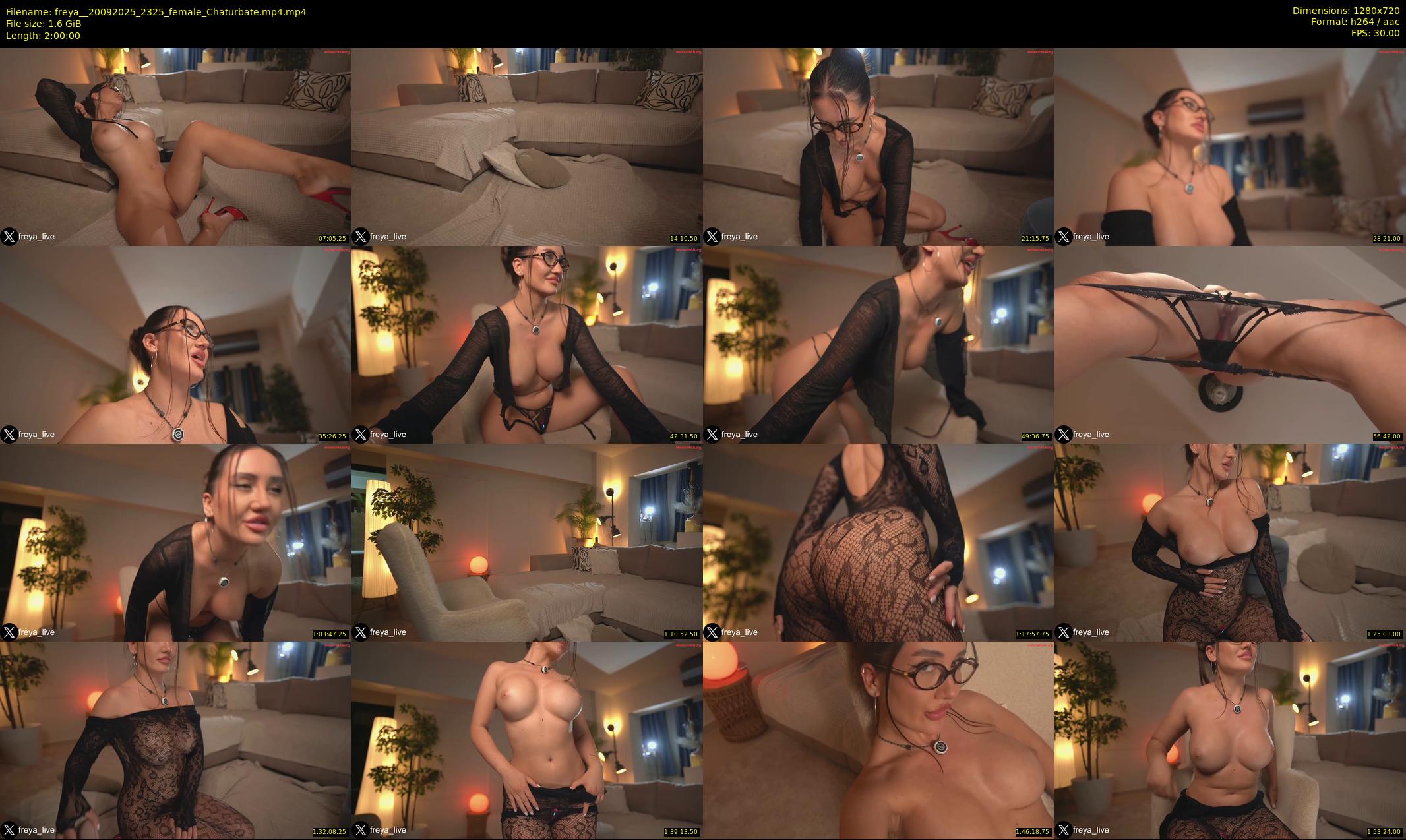 freya_ — 120 minute Chaturbate female cam show recording, 720p, Sep 20, 2025