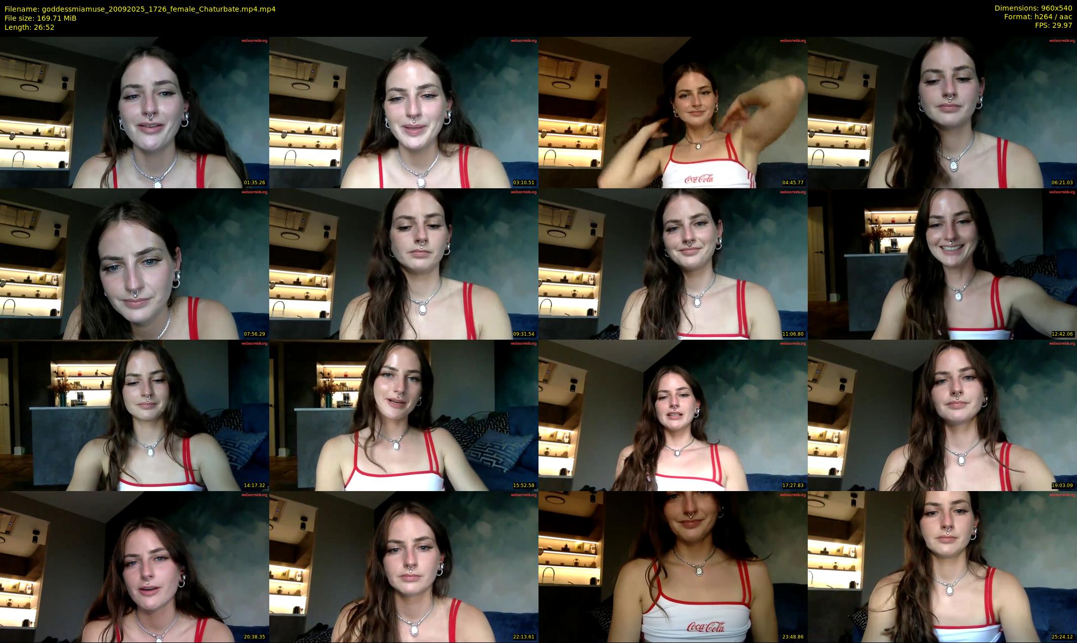 goddessmiamuse — 27 minute Chaturbate female cam show recording, 480p, Sep 20, 2025