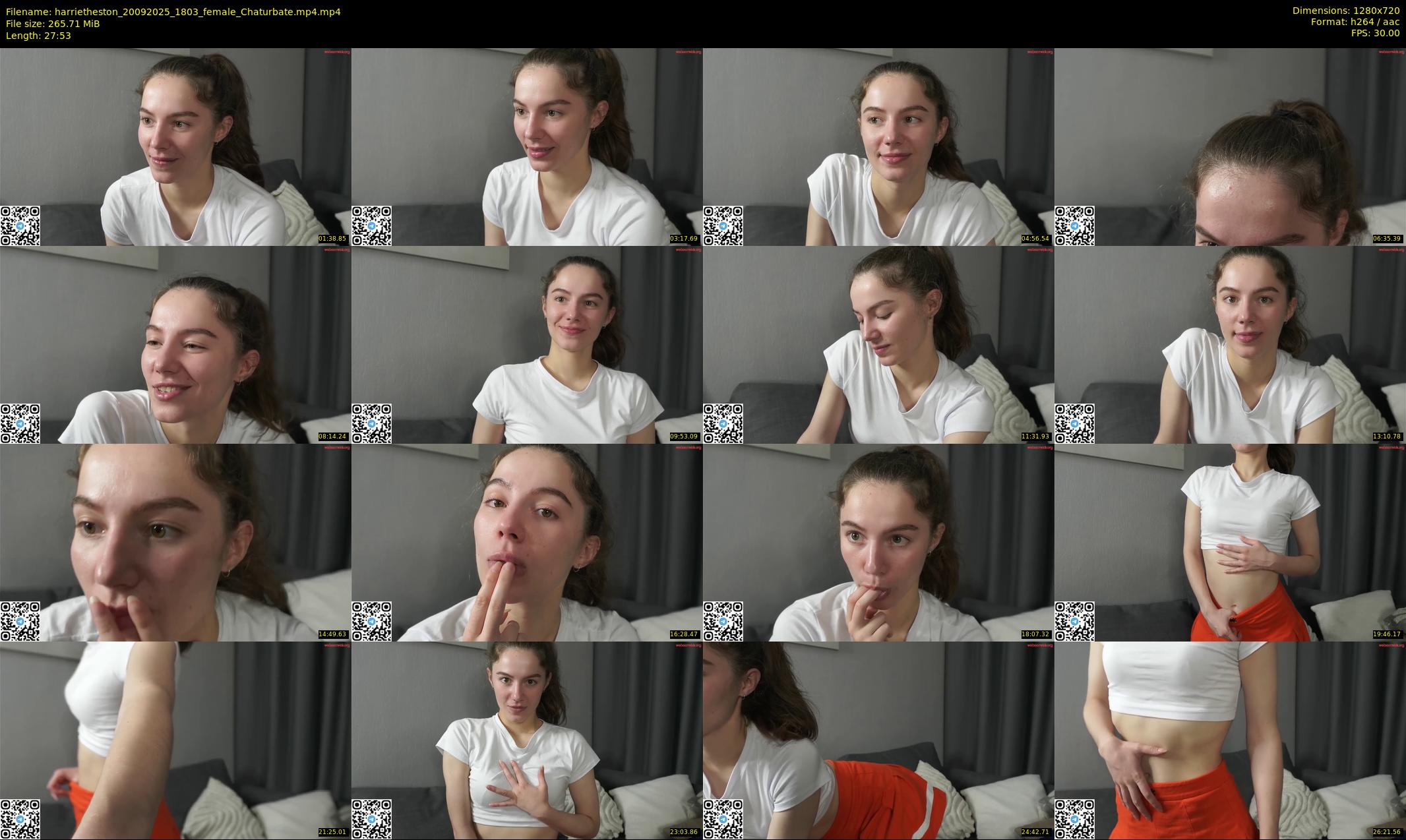 harrietheston — 28 minute Chaturbate female cam show recording, 720p, Sep 20, 2025