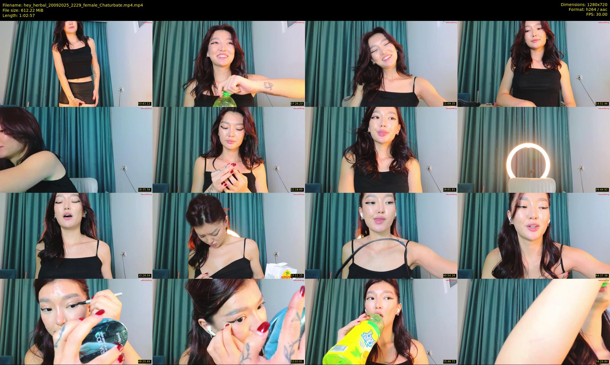 hey_herbal — 63 minute Chaturbate female cam show recording, 720p, Sep 20, 2025