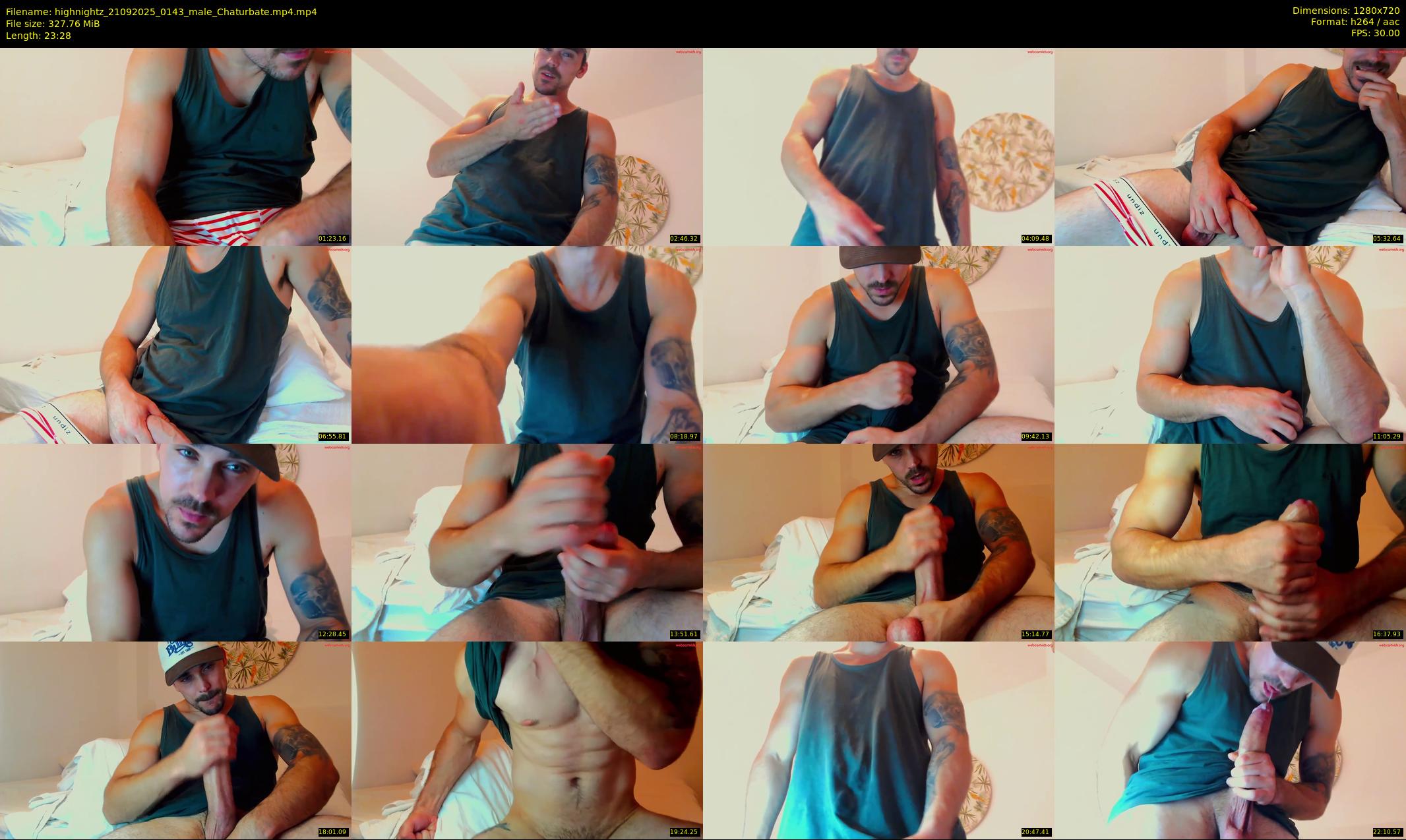 highnightz — 24 minute Chaturbate male cam show recording, 720p, Sep 21, 2025