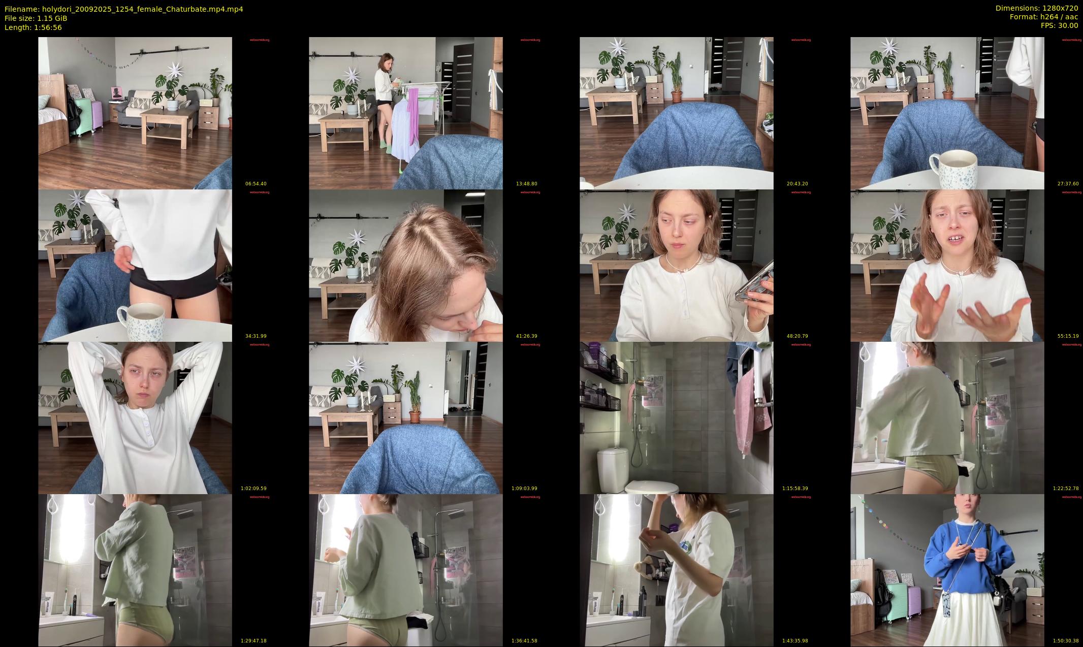 holydori — 117 minute Chaturbate female cam show recording, 720p, Sep 20, 2025
