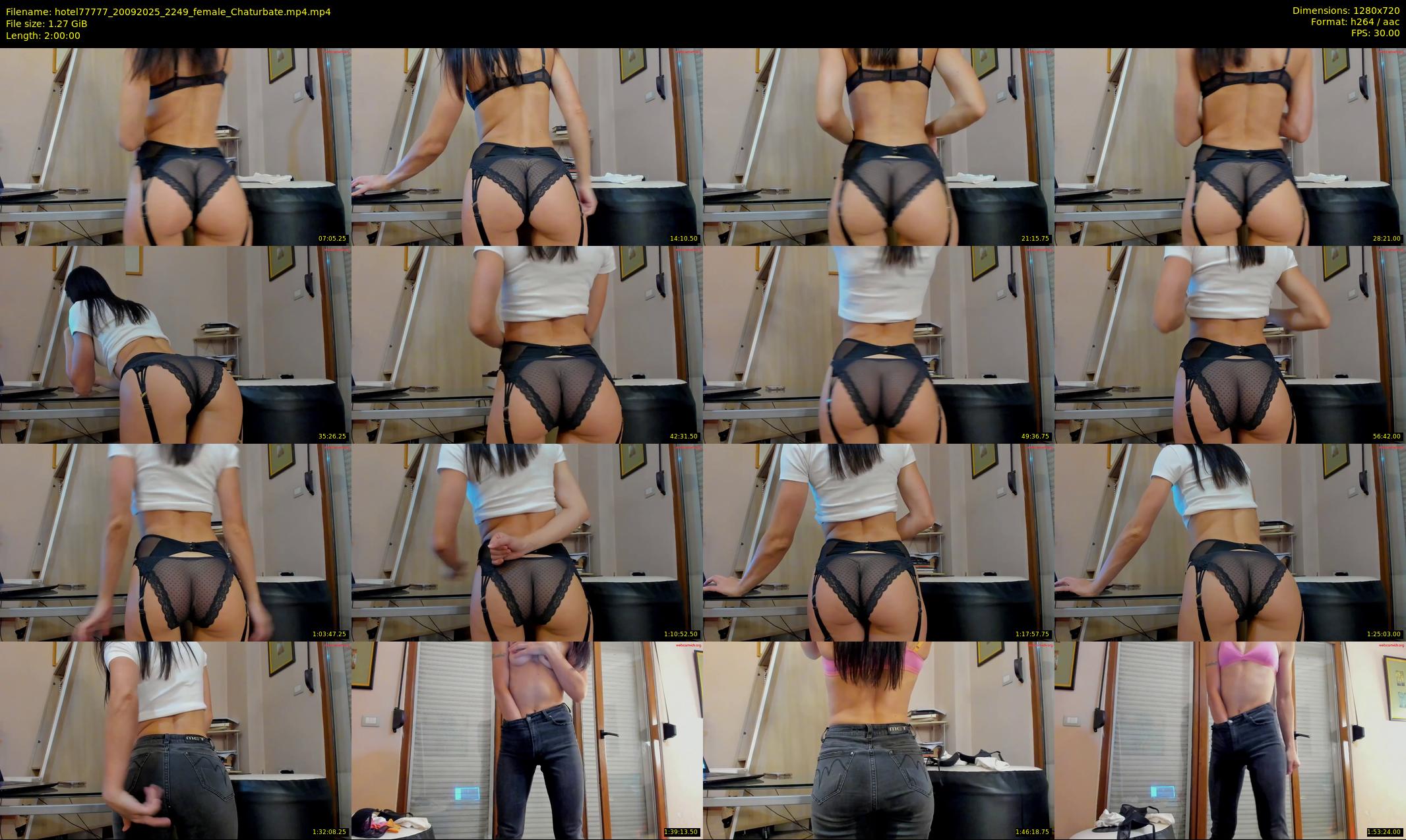 hotel77777 — 120 minute Chaturbate female cam show recording, 720p, Sep 20, 2025