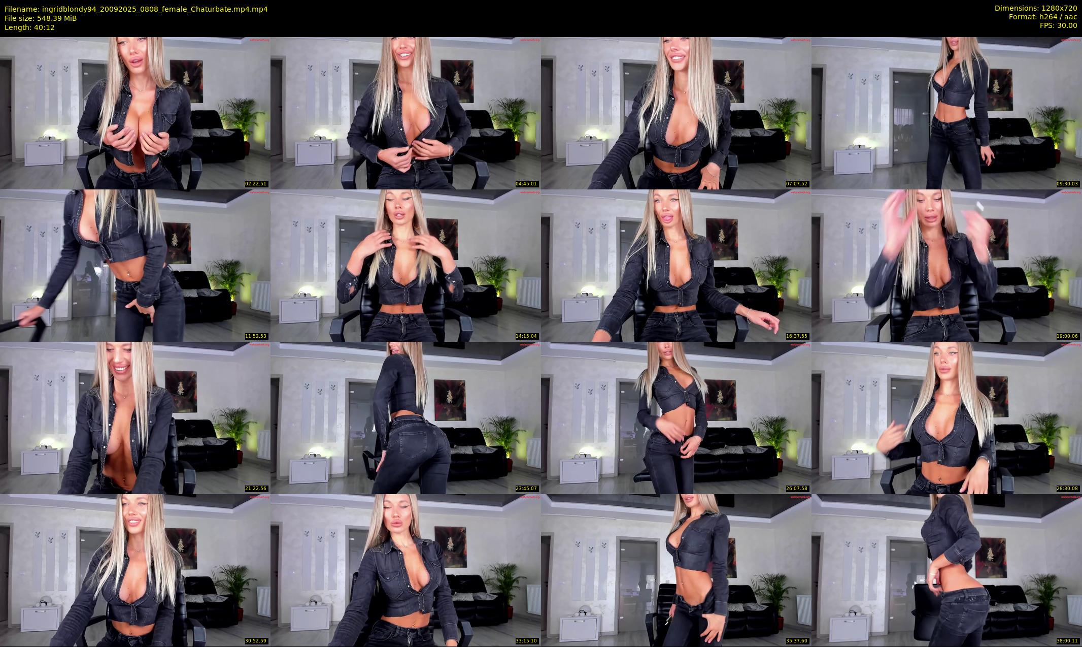 ingridblondy94 — 41 minute Chaturbate female cam show recording, 720p, Sep 20, 2025