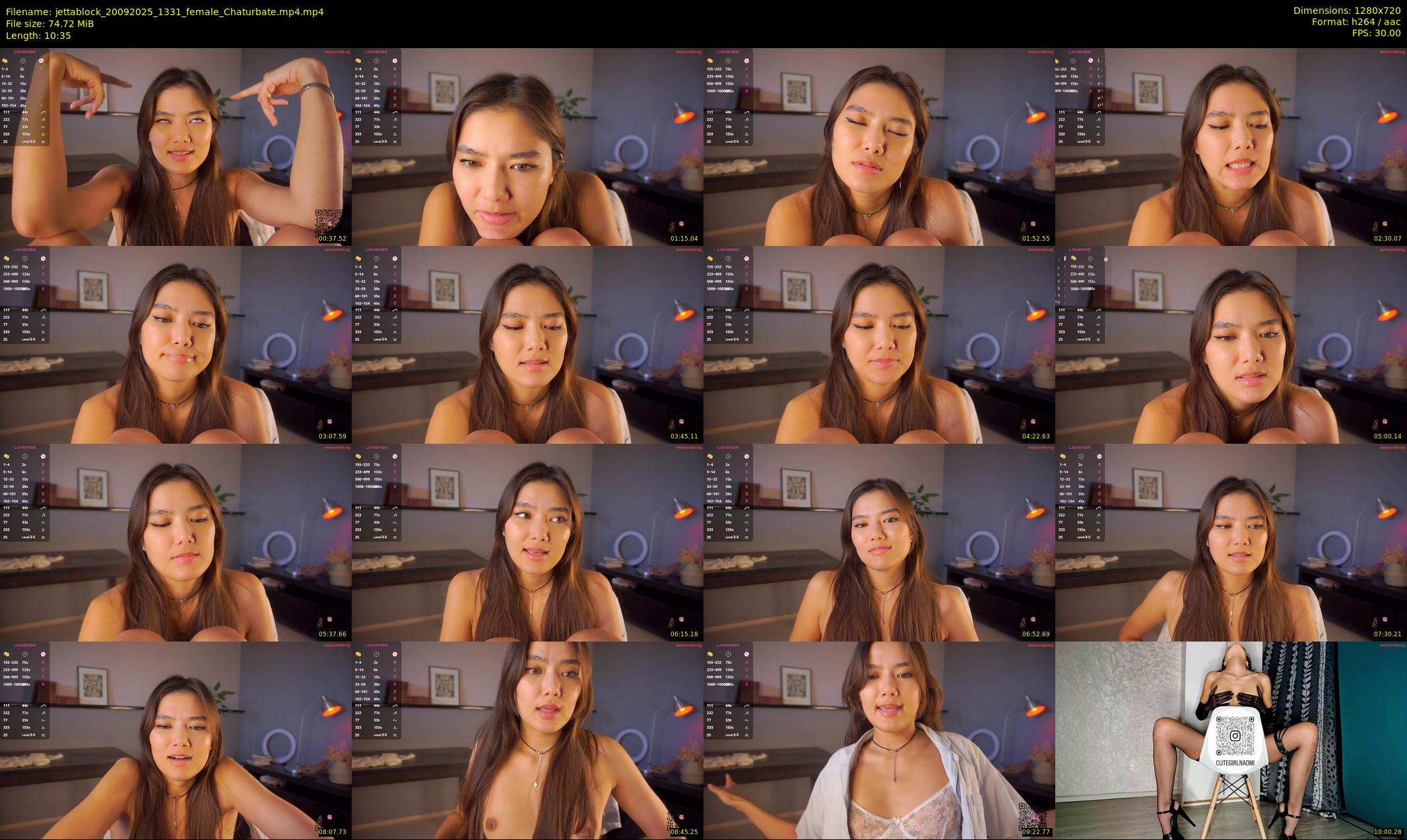 jettablock — 11 minute Chaturbate female cam show recording, 720p, Sep 20, 2025