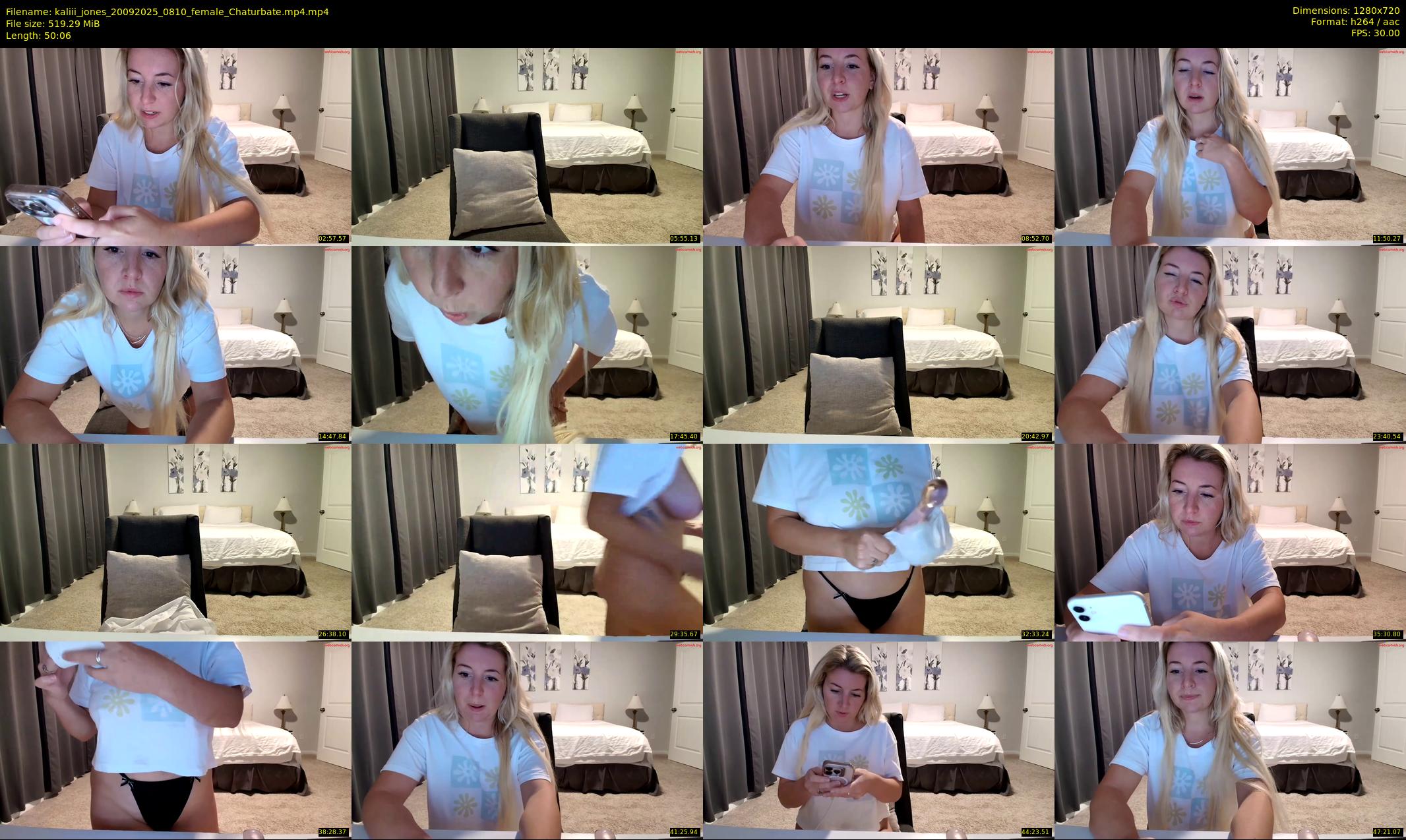 kaliii_jones — 51 minute Chaturbate female cam show recording, 720p, Sep 20, 2025