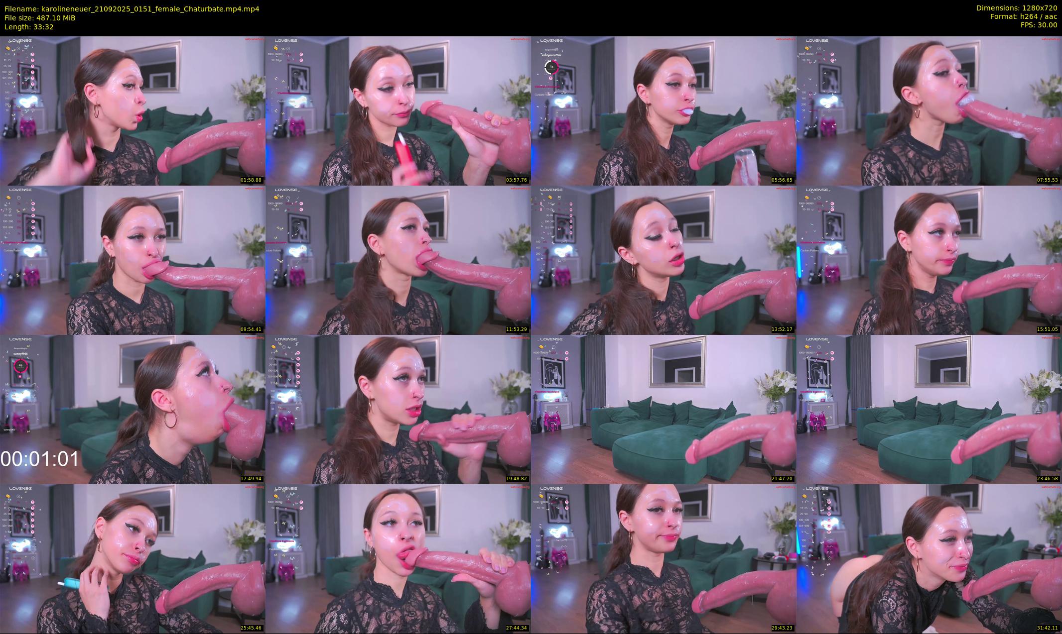 karolineneuer — 34 minute Chaturbate female cam show recording, 720p, Sep 21, 2025