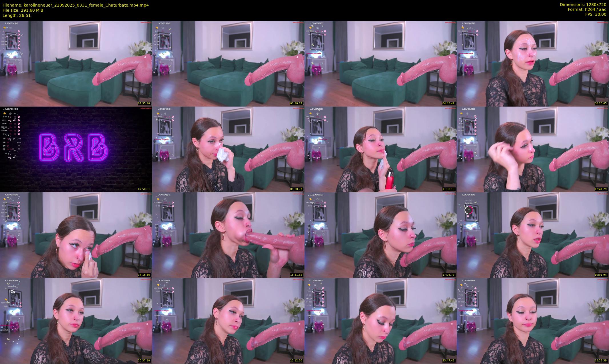karolineneuer — 27 minute Chaturbate female cam show recording, 720p, Sep 21, 2025