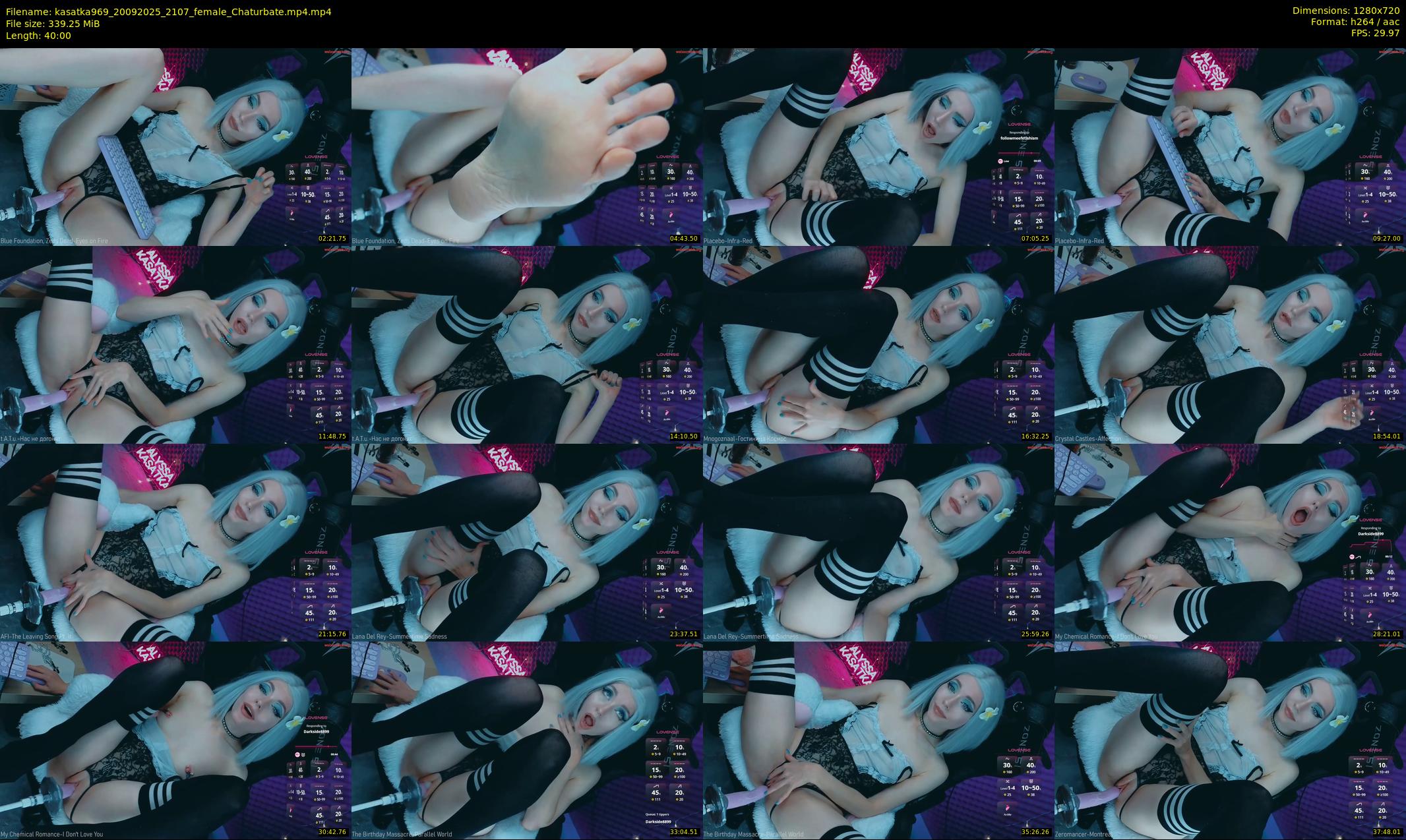 kasatka969 — 40 minute Chaturbate female cam show recording, 720p, Sep 20, 2025
