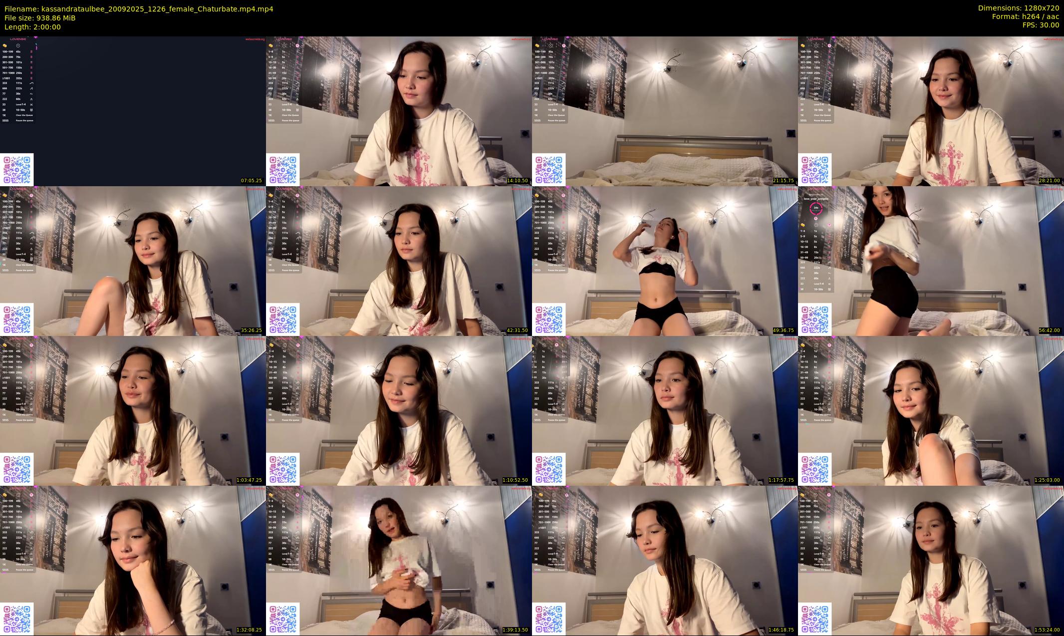 kassandrataulbee — 120 minute Chaturbate female cam show recording, 720p, Sep 20, 2025