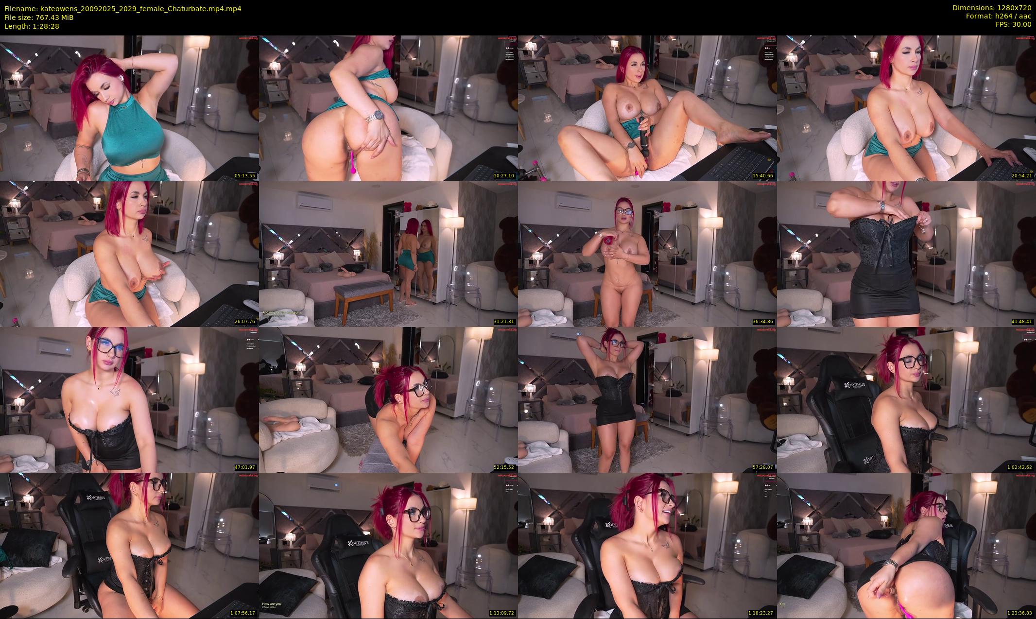 kateowens — 89 minute Chaturbate female cam show recording, 720p, Sep 20, 2025