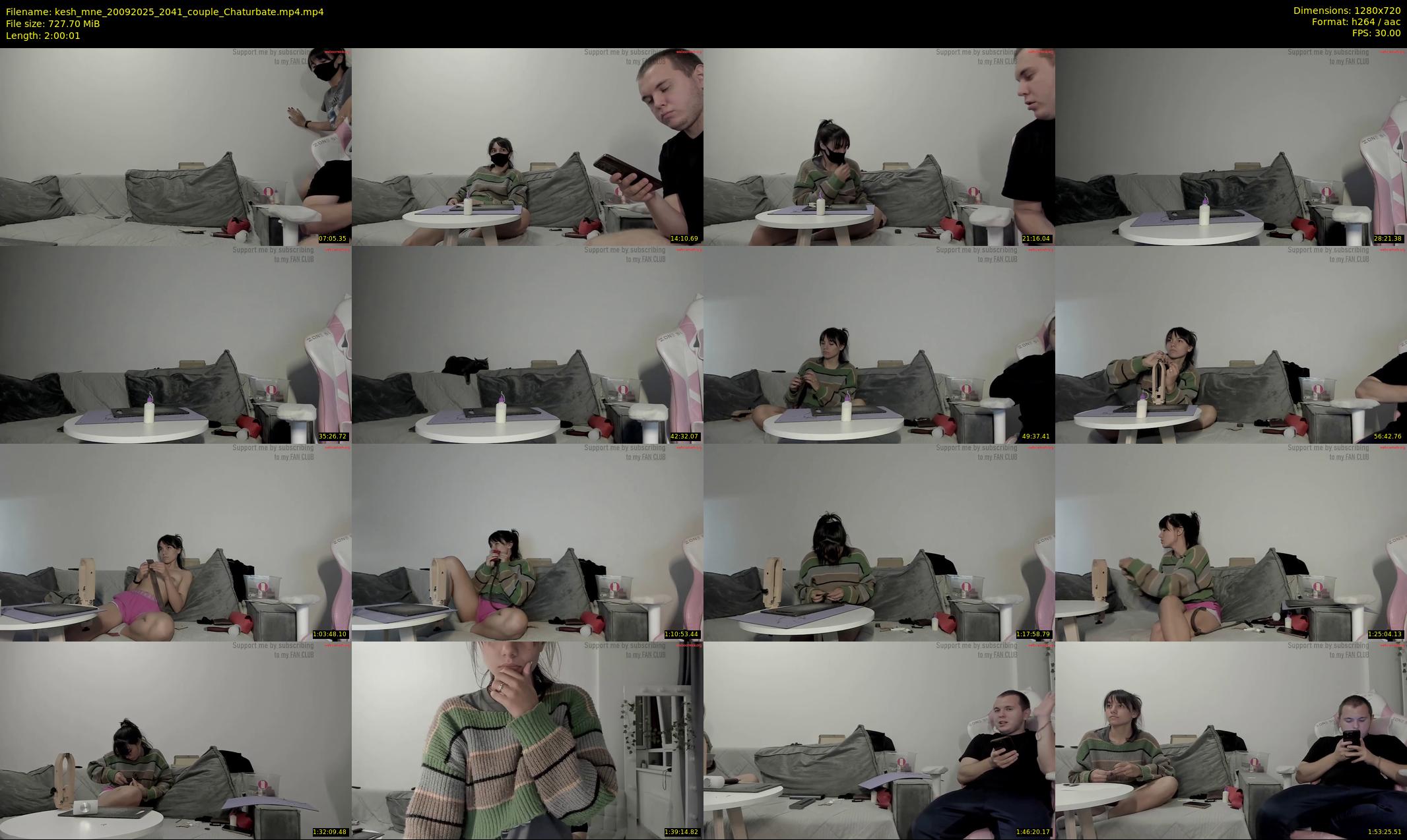 kesh_mne — 121 minute Chaturbate female cam show recording, 720p, Sep 20, 2025
