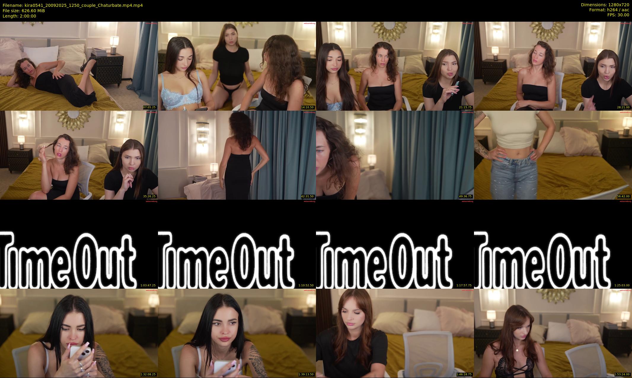 kira0541 — 120 minute Chaturbate couple cam show recording, 720p, Sep 20, 2025