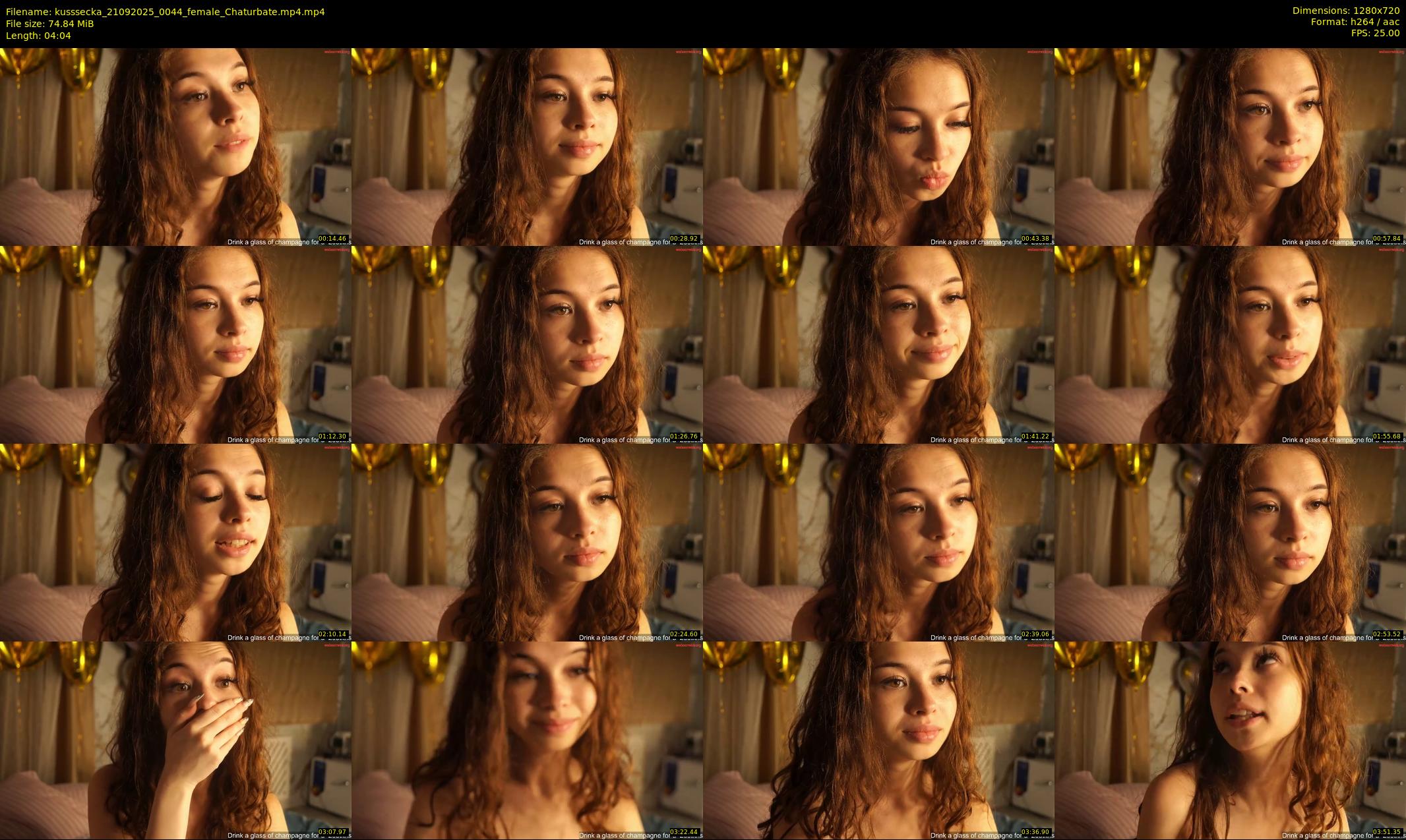 kusssecka — 5 minute Chaturbate female cam show recording, 720p, Sep 21, 2025