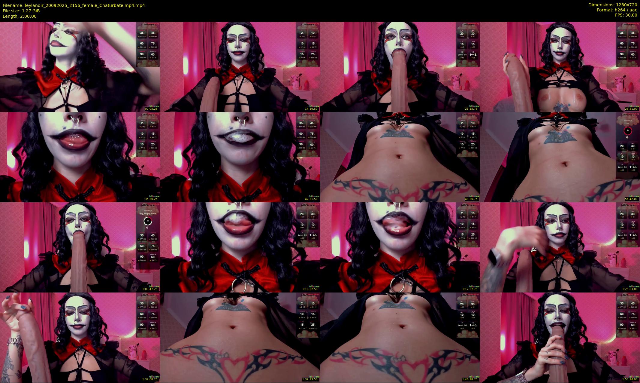 leylanoir — 120 minute Chaturbate female cam show recording, 720p, Sep 20, 2025