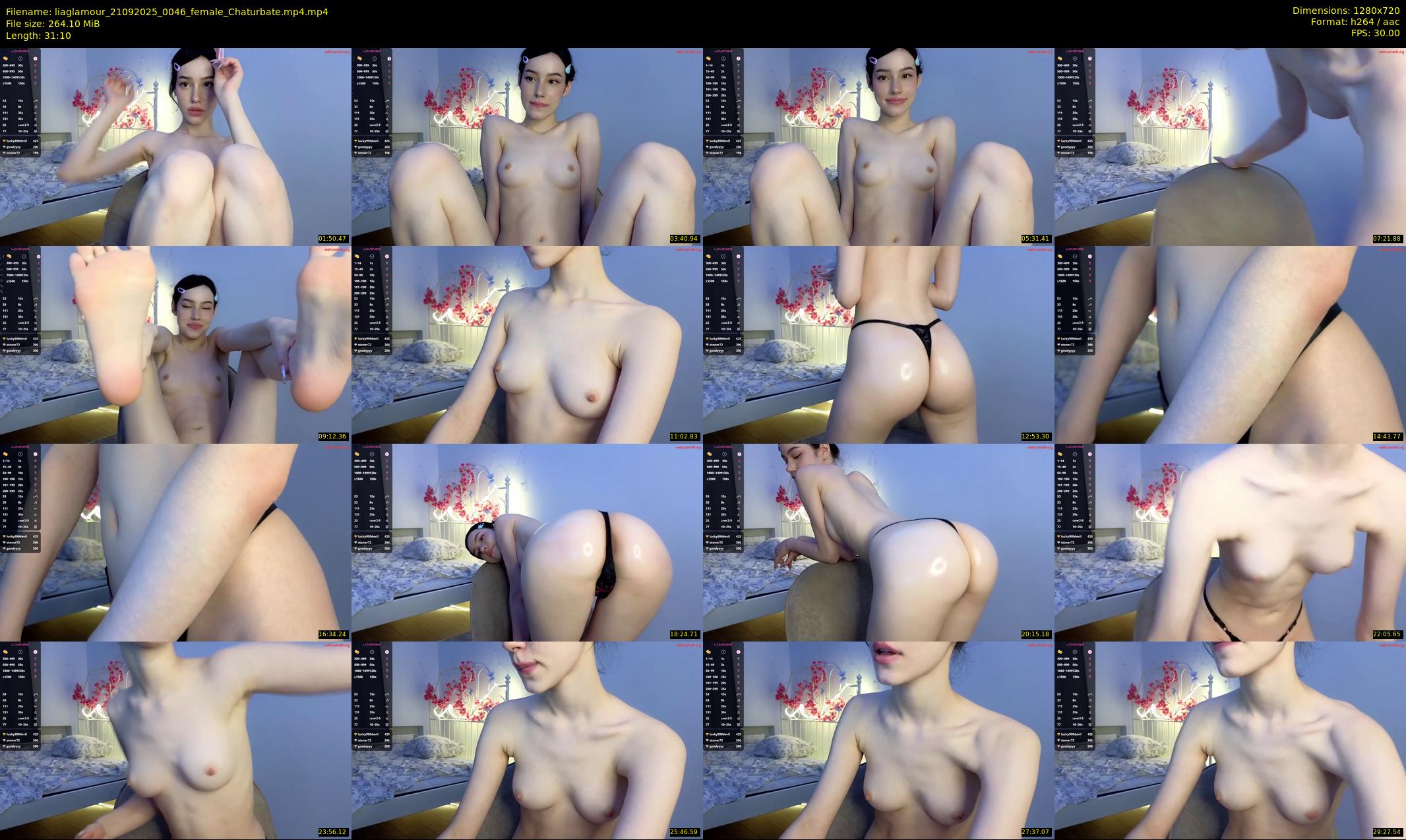 liaglamour — 32 minute Chaturbate female cam show recording, 720p, Sep 21, 2025