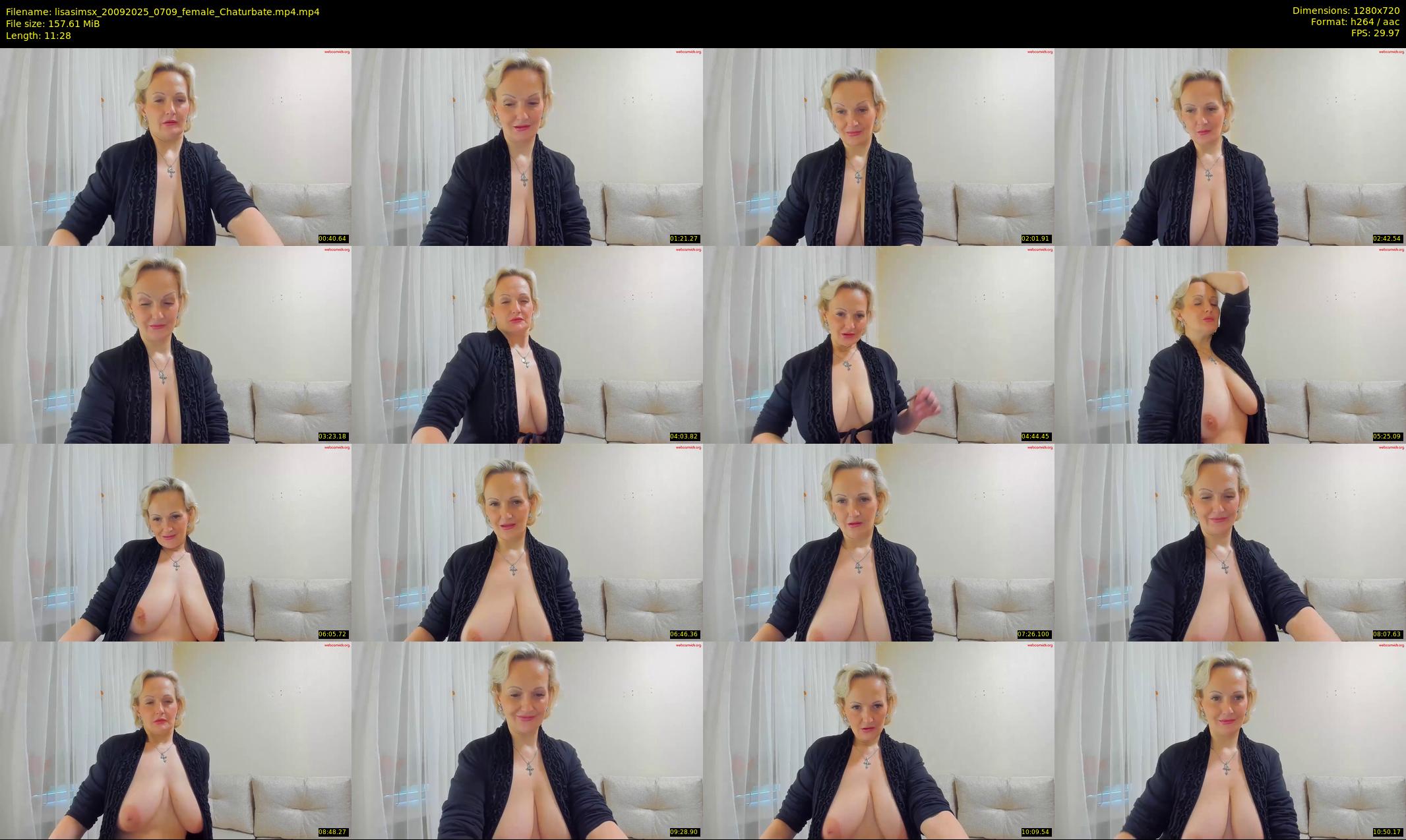 lisasimsx — 12 minute Chaturbate female cam show recording, 720p, Sep 20, 2025