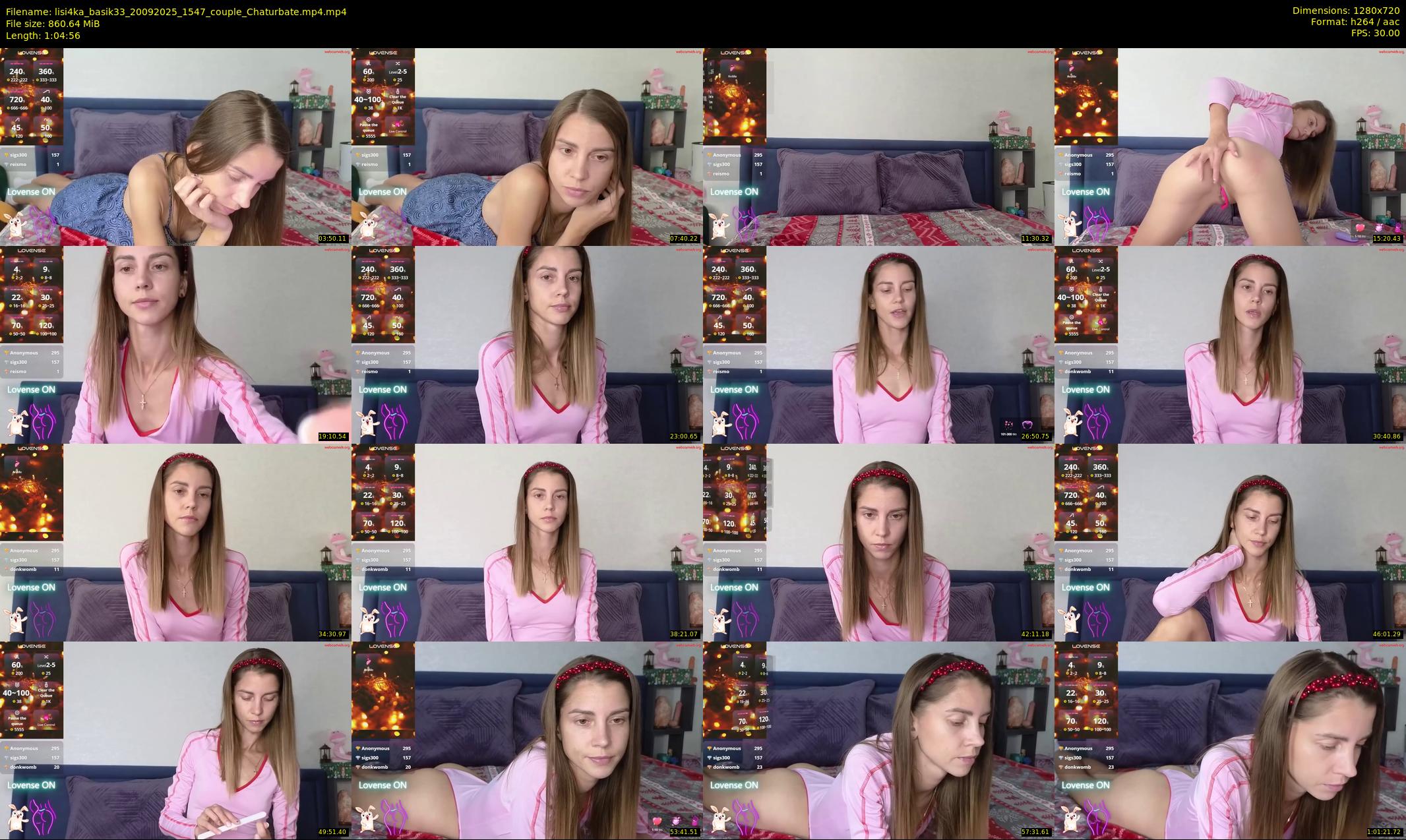 lisi4ka_basik33 — 65 minute Chaturbate couple cam show recording, 720p, Sep 20, 2025