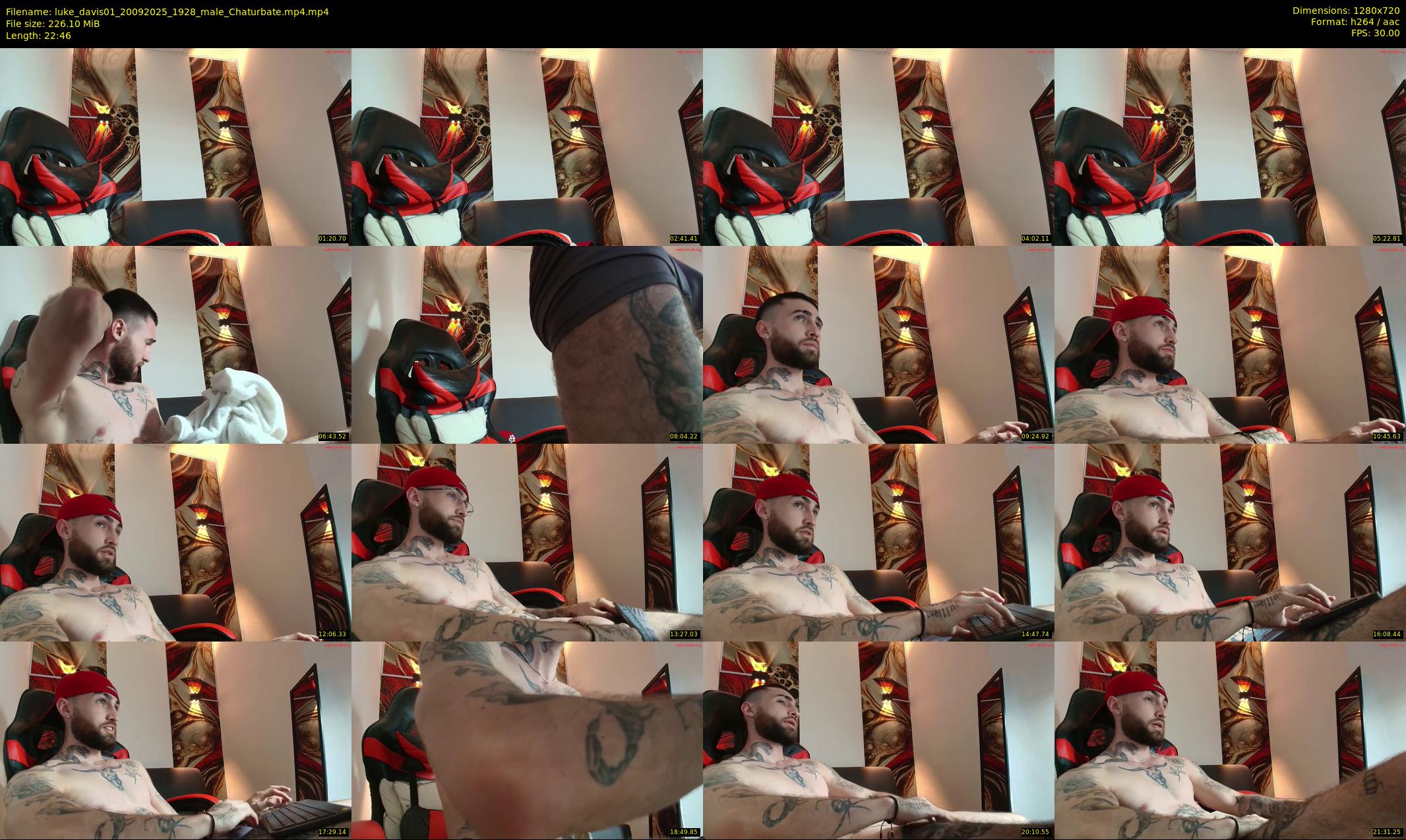 luke_davis01 — 23 minute Chaturbate male cam show recording, 720p, Sep 20, 2025