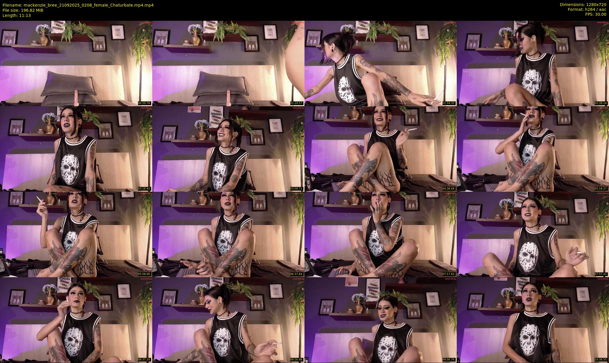 mackenzie_bree — 12 minute Chaturbate female cam show recording, 720p, Sep 21, 2025
