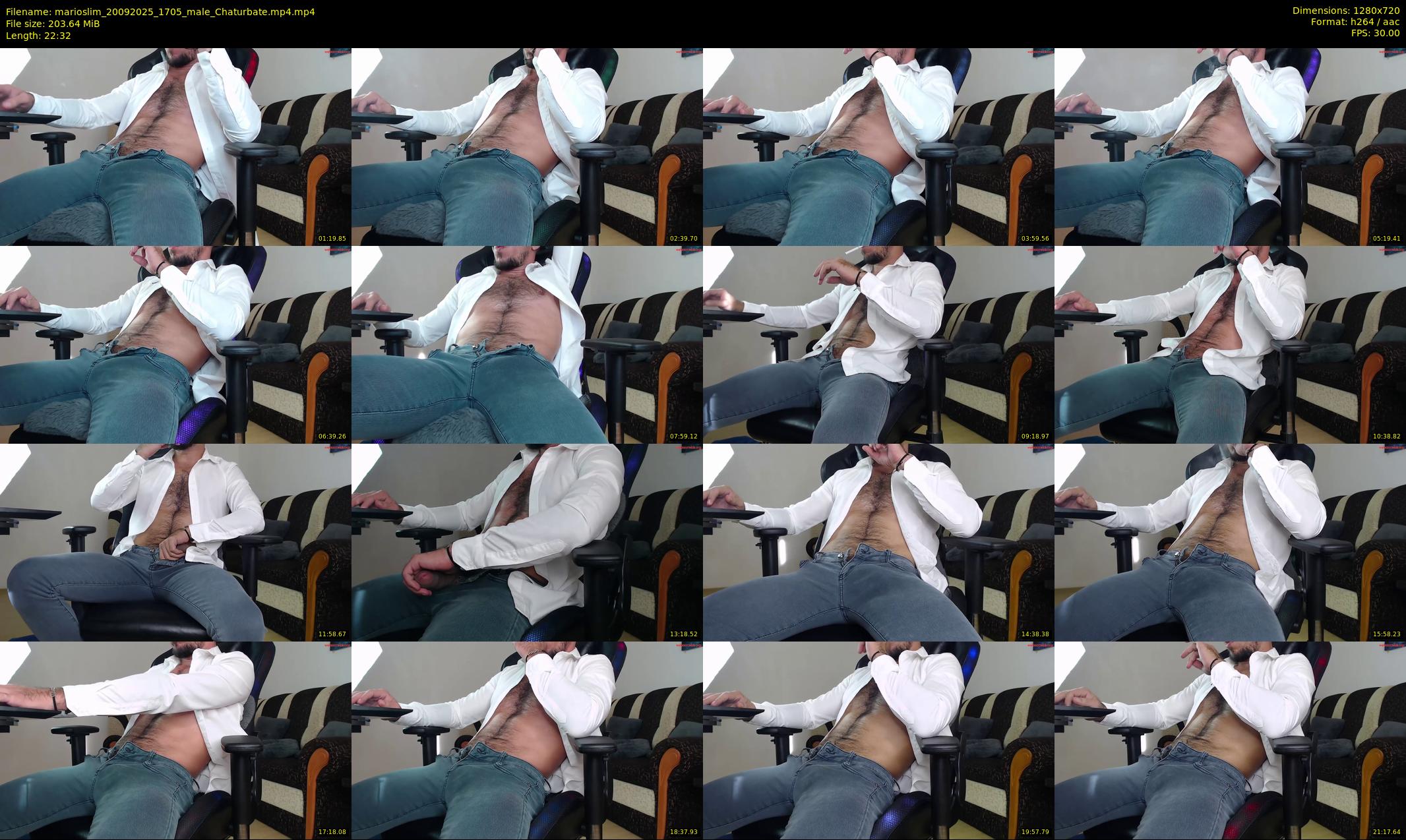 marioslim — 23 minute Chaturbate male cam show recording, 720p, Sep 20, 2025