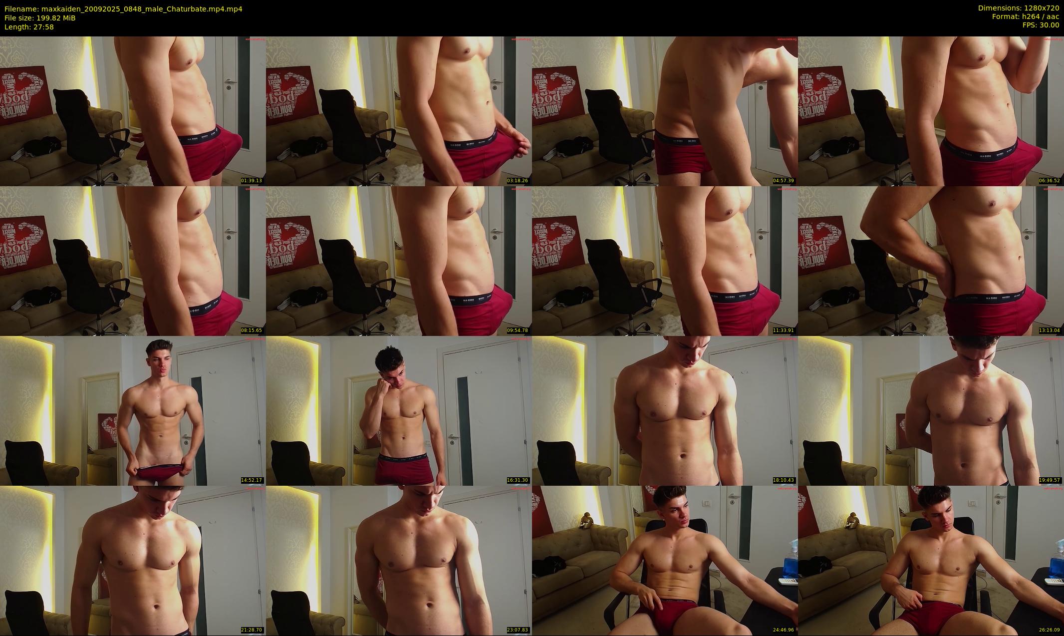 maxkaiden — 28 minute Chaturbate male cam show recording, 720p, Sep 20, 2025