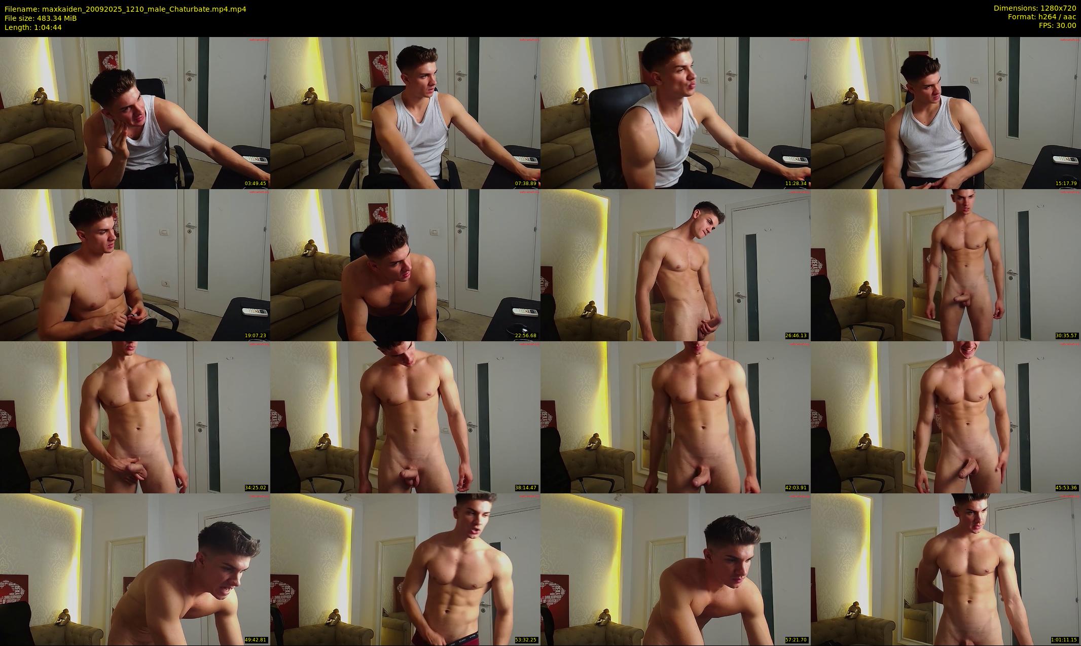 maxkaiden — 65 minute Chaturbate male cam show recording, 720p, Sep 20, 2025