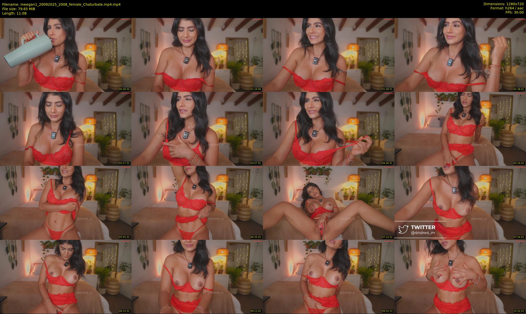 meegan1 — 12 minute Chaturbate female cam show recording, 720p, Sep 20, 2025