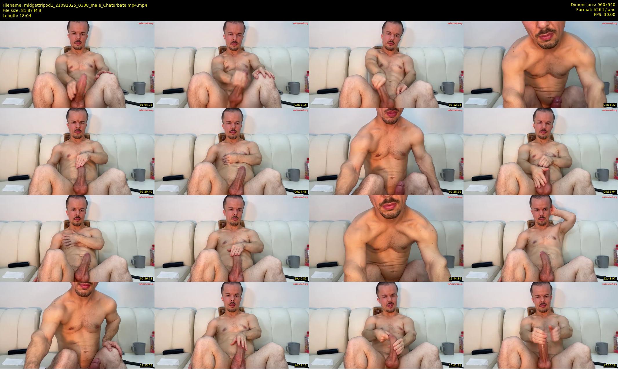 midgettripod1 — 19 minute Chaturbate male cam show recording, 480p, Sep 21, 2025