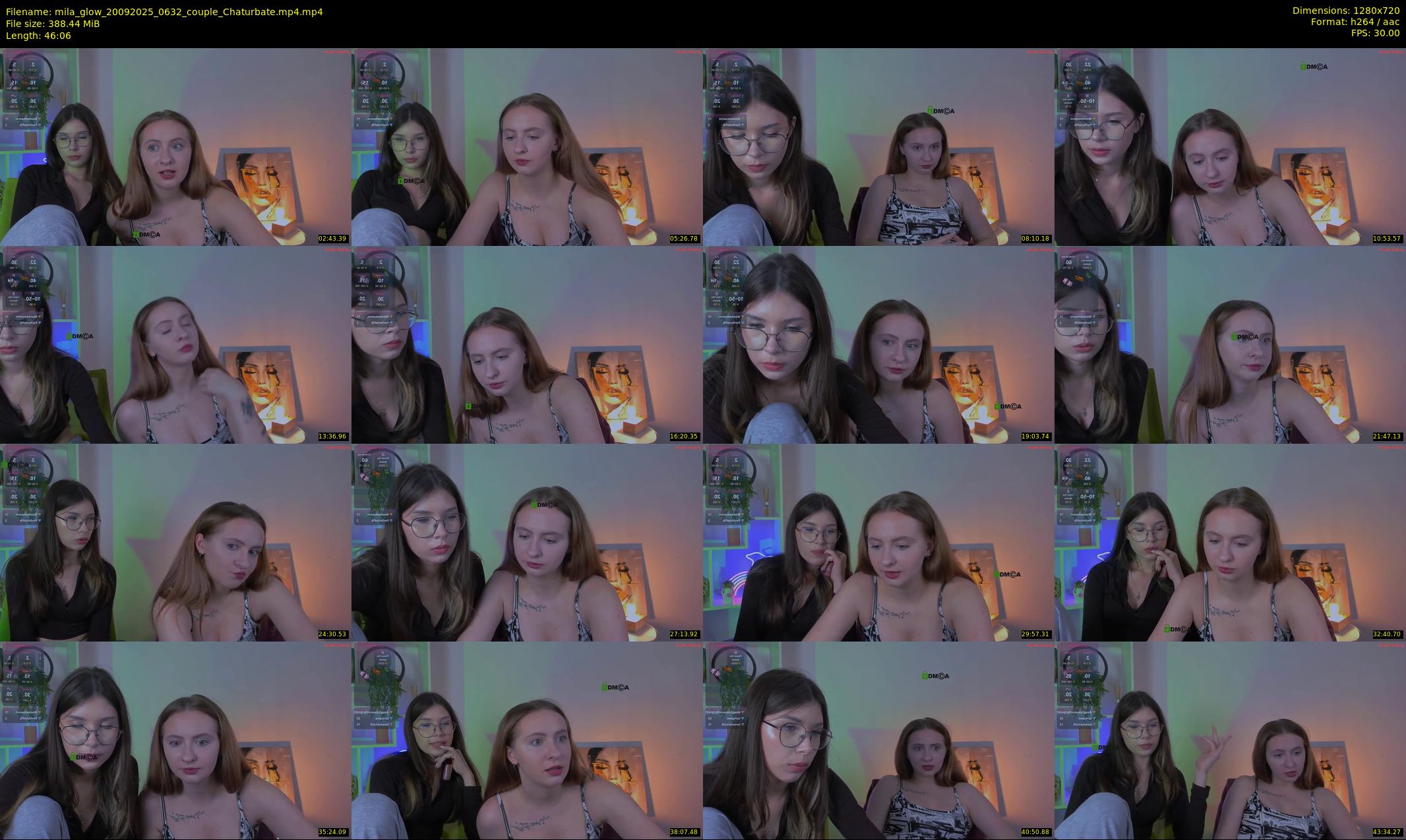 mila_glow — 47 minute Chaturbate female cam show recording, 720p, Sep 20, 2025