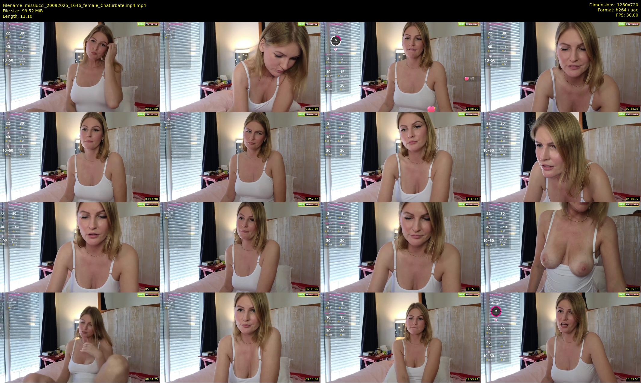 misslucci — 12 minute Chaturbate female cam show recording, 720p, Sep 20, 2025
