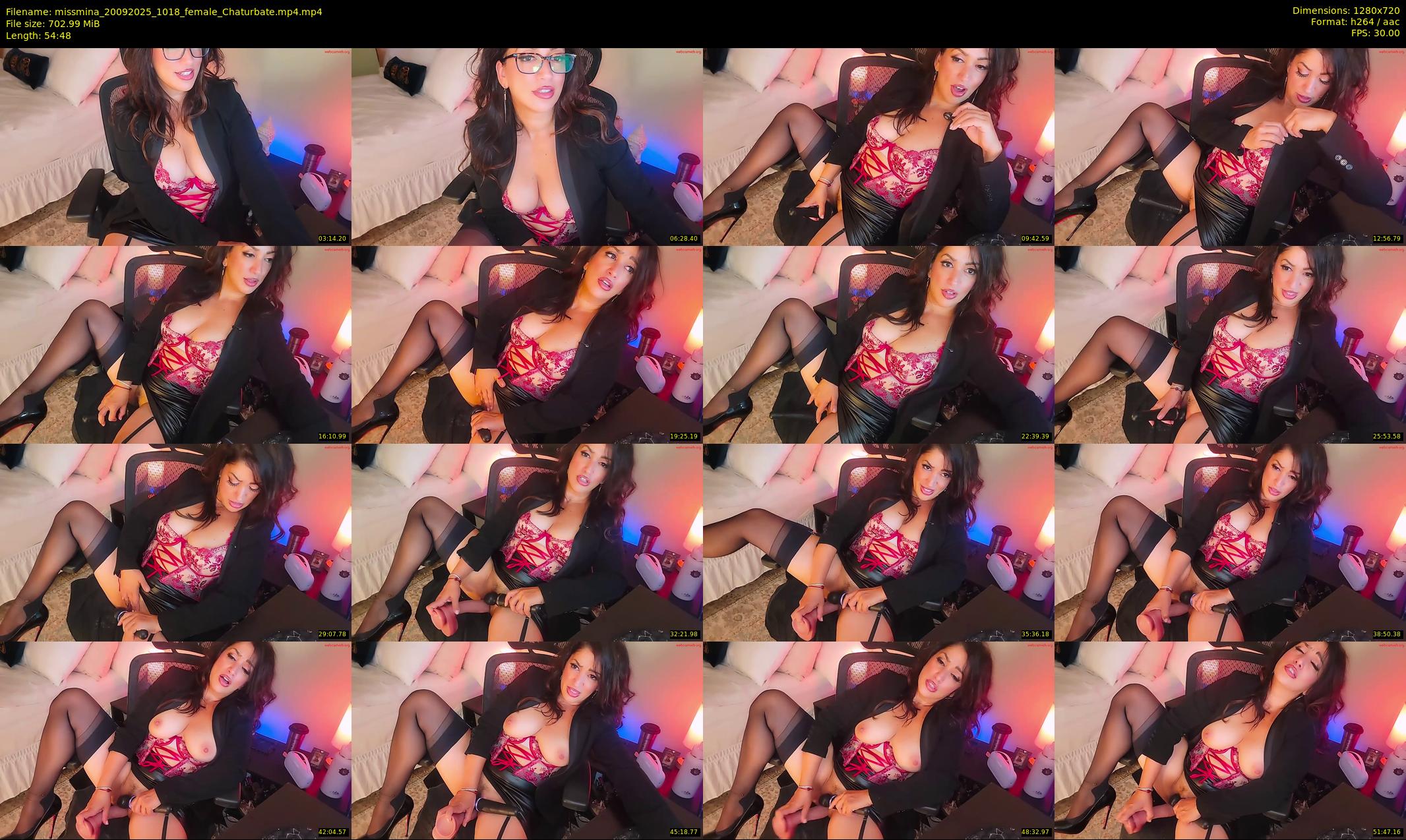 missmina — 55 minute Chaturbate female cam show recording, 720p, Sep 20, 2025