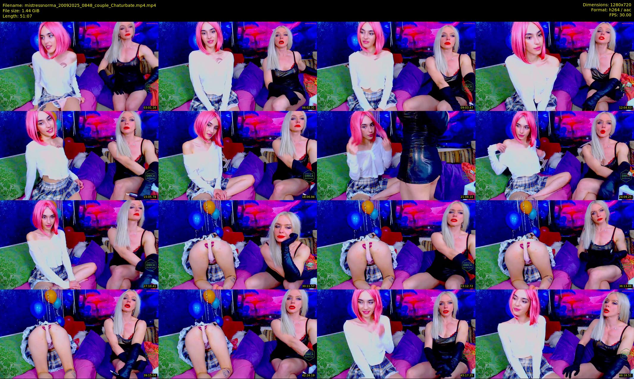 mistressnorma — 52 minute Chaturbate female cam show recording, 720p, Sep 20, 2025