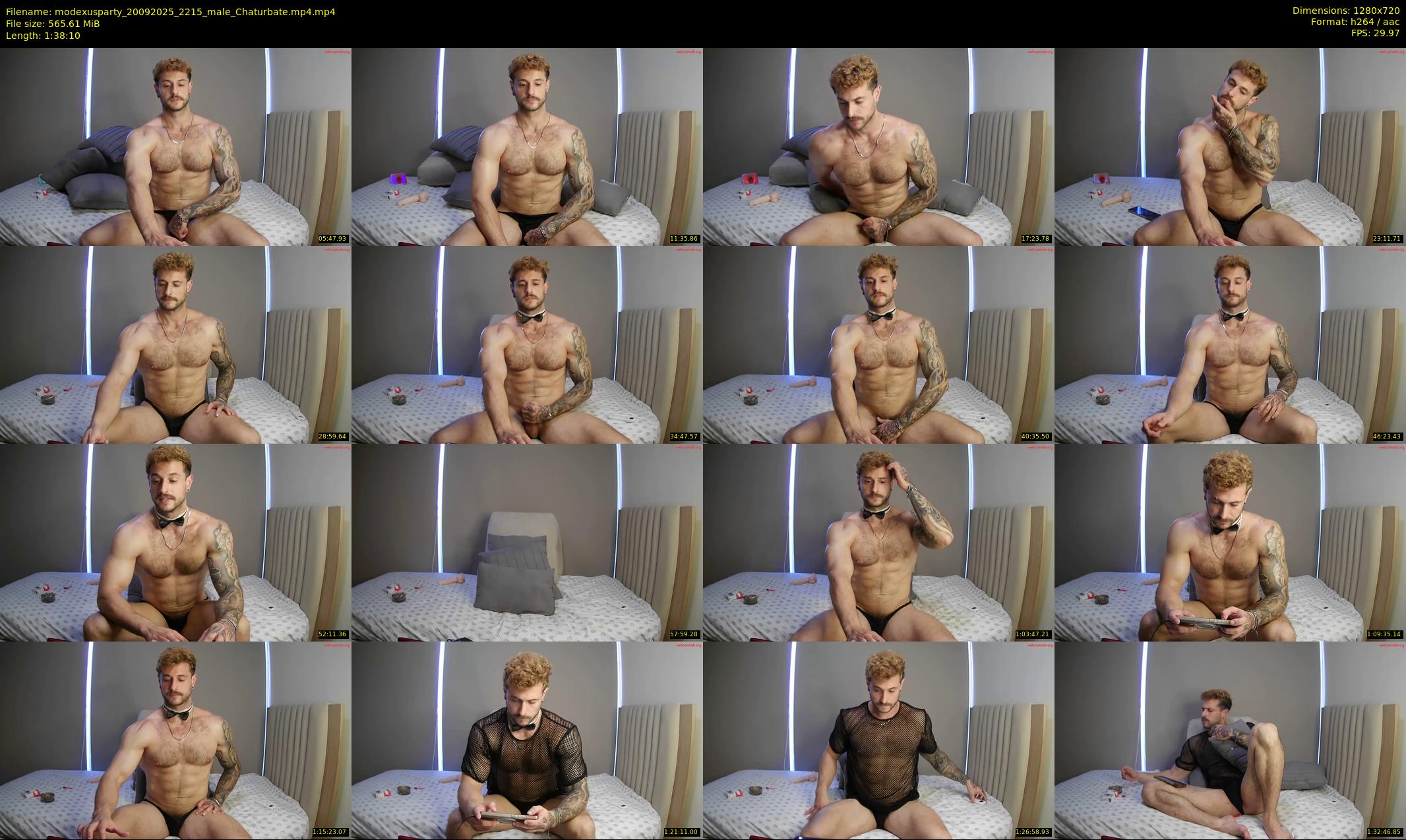 modexusparty — 99 minute Chaturbate male cam show recording, 720p, Sep 20, 2025