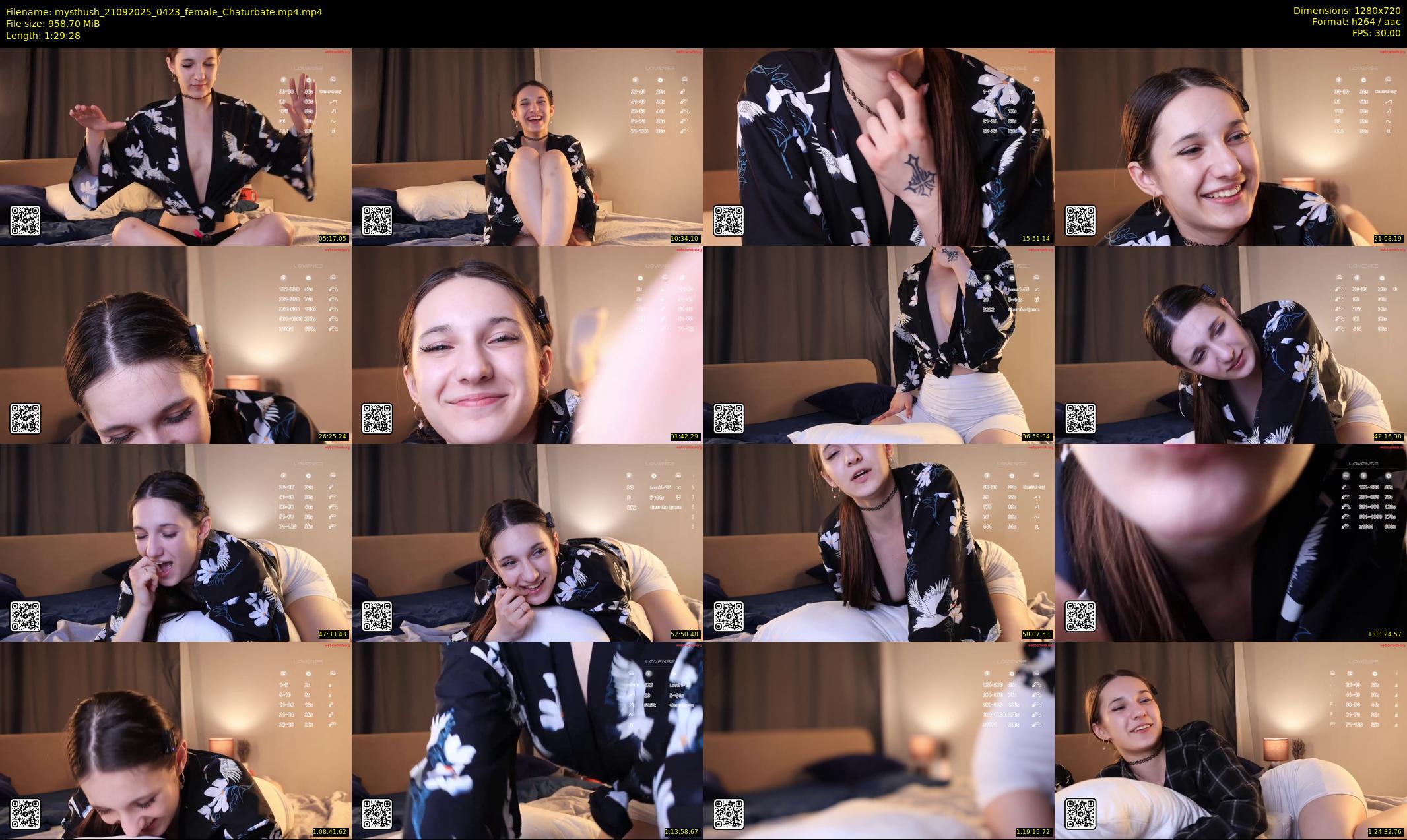 mysthush — 90 minute Chaturbate female cam show recording, 720p, Sep 21, 2025
