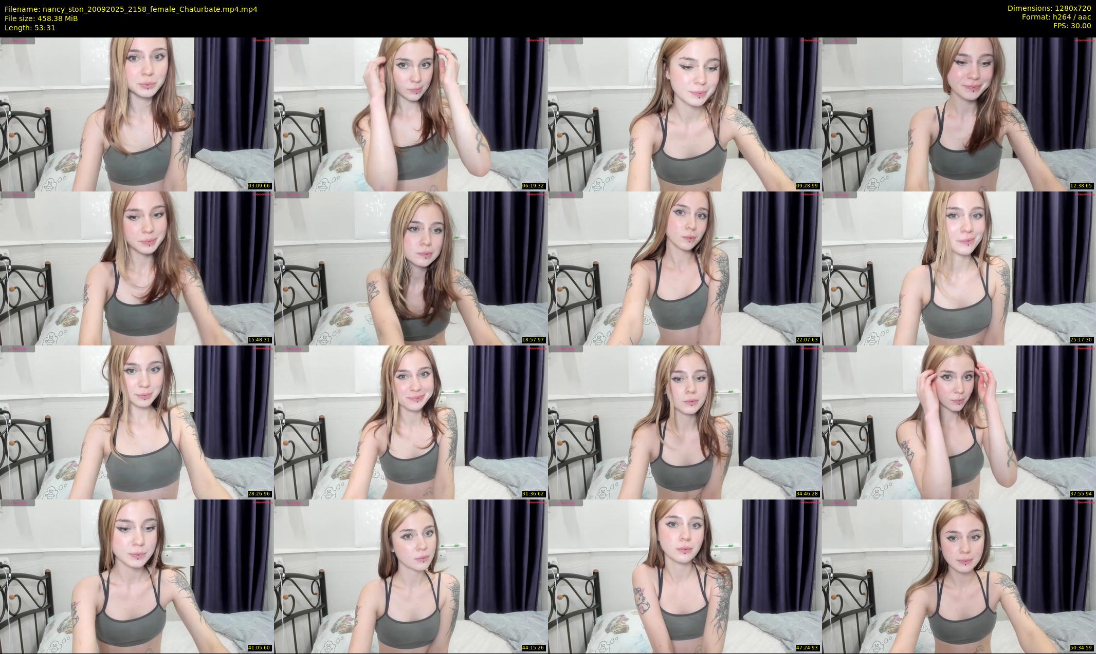 nancy_ston — 54 minute Chaturbate female cam show recording, 720p, Sep 20, 2025