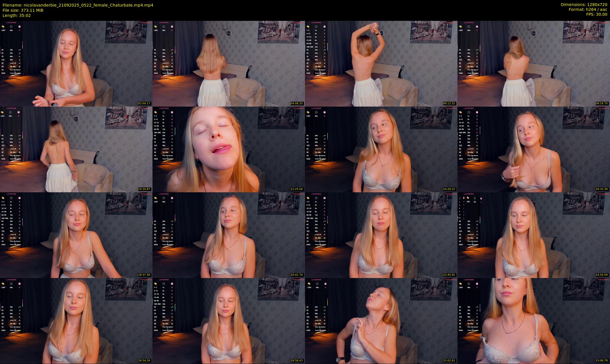 nicolavanderbie — 36 minute Chaturbate female cam show recording, 720p, Sep 21, 2025