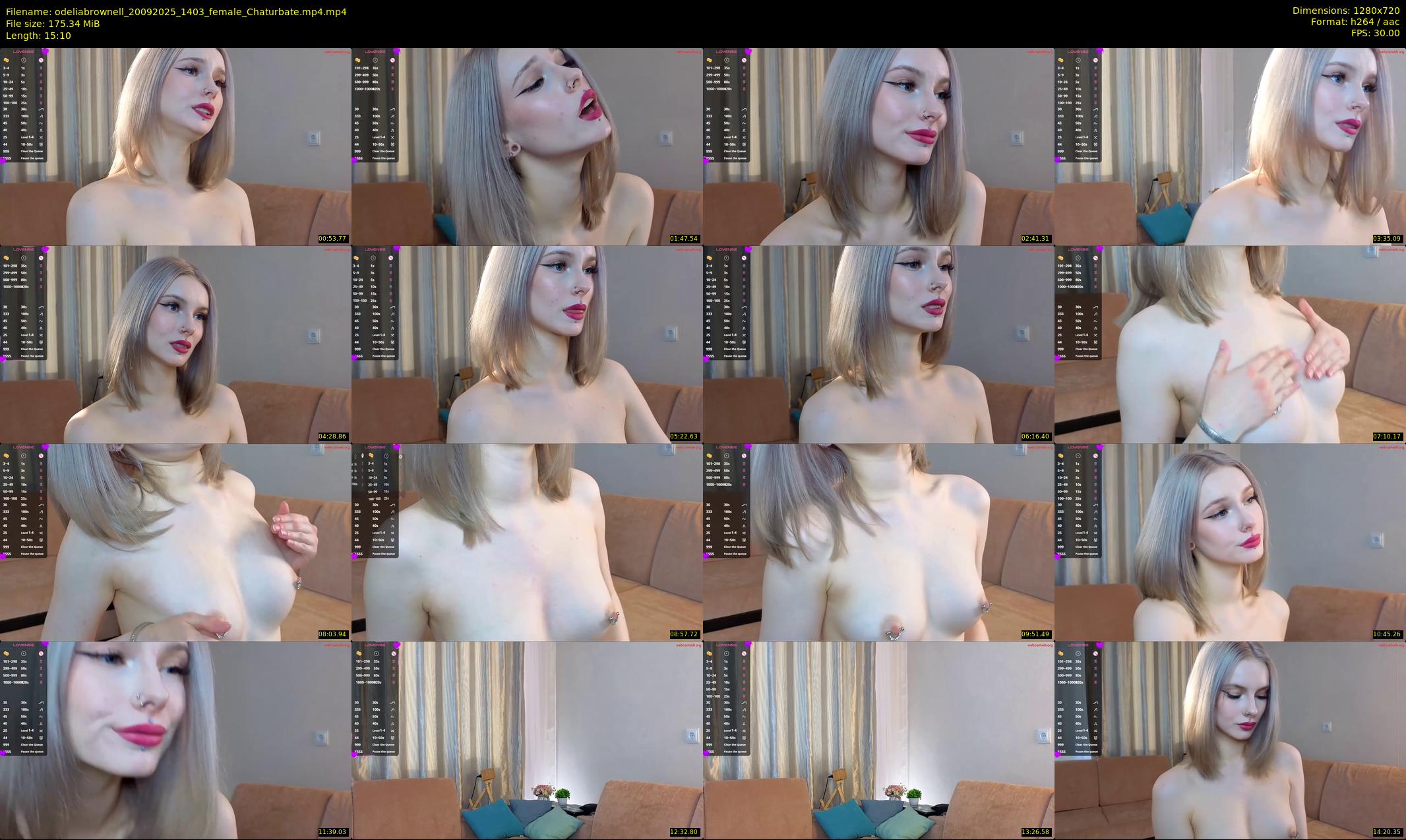 odeliabrownell — 16 minute Chaturbate female cam show recording, 720p, Sep 20, 2025