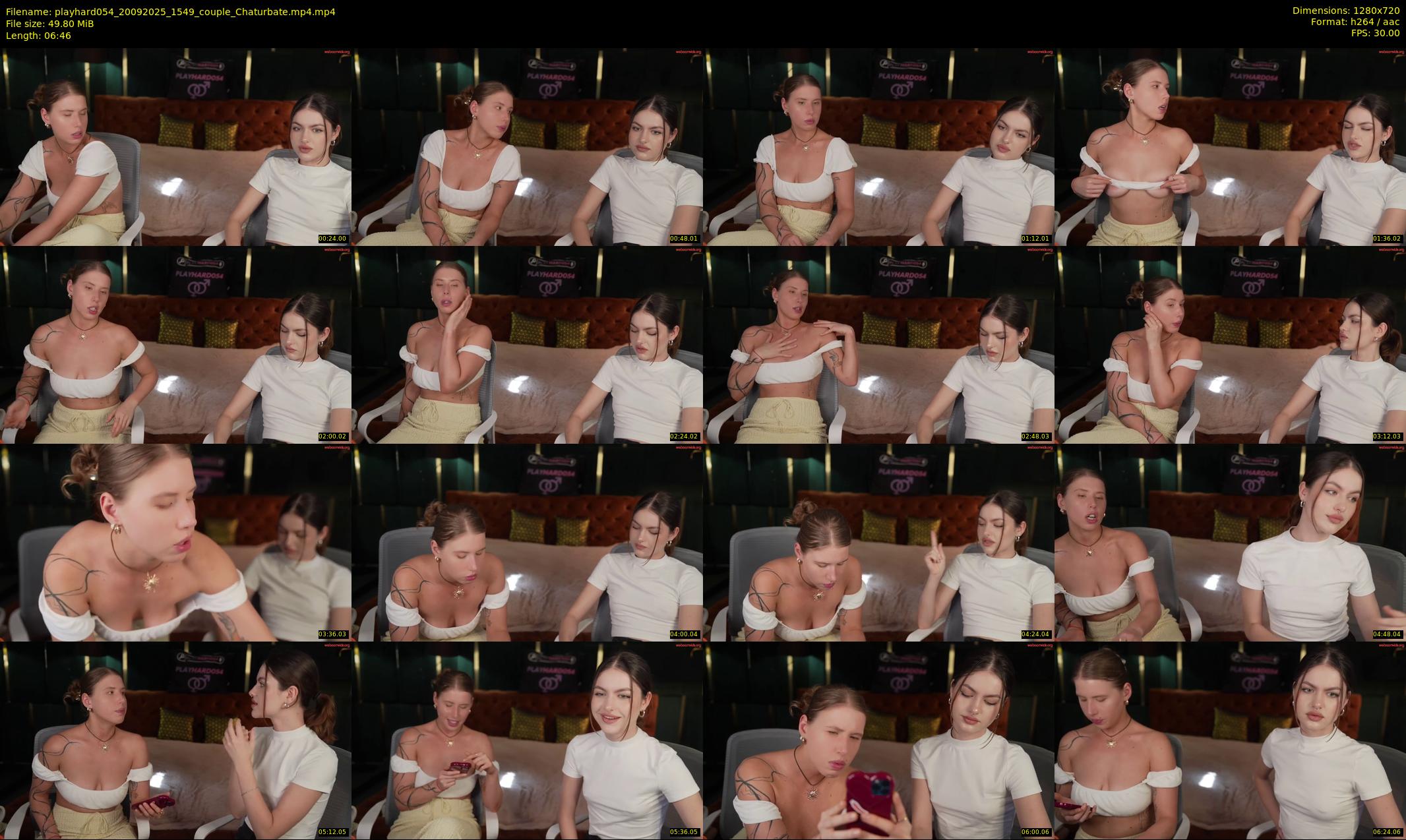 playhard054 — 7 minute Chaturbate couple cam show recording, 720p, Sep 20, 2025