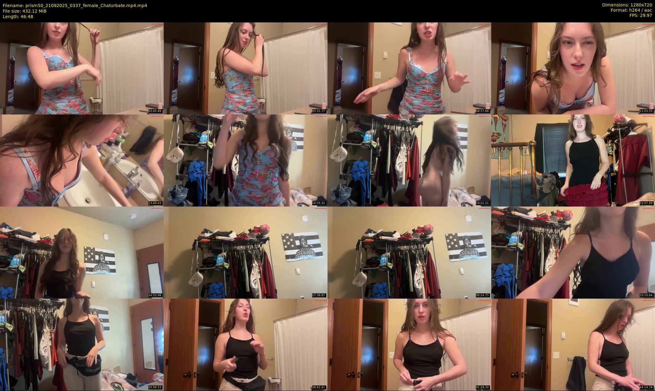 prism50 — 47 minute Chaturbate female cam show recording, 720p, Sep 21, 2025