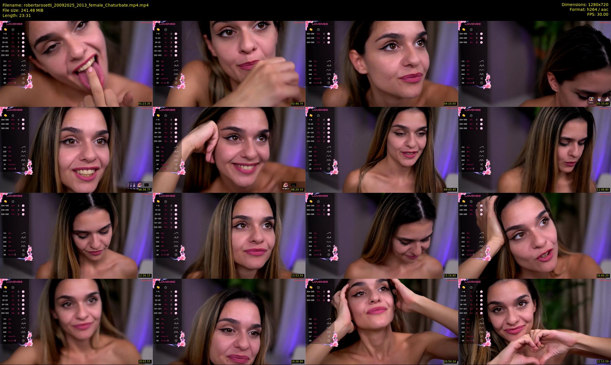 robertarosetti — 24 minute Chaturbate female cam show recording, 720p, Sep 20, 2025