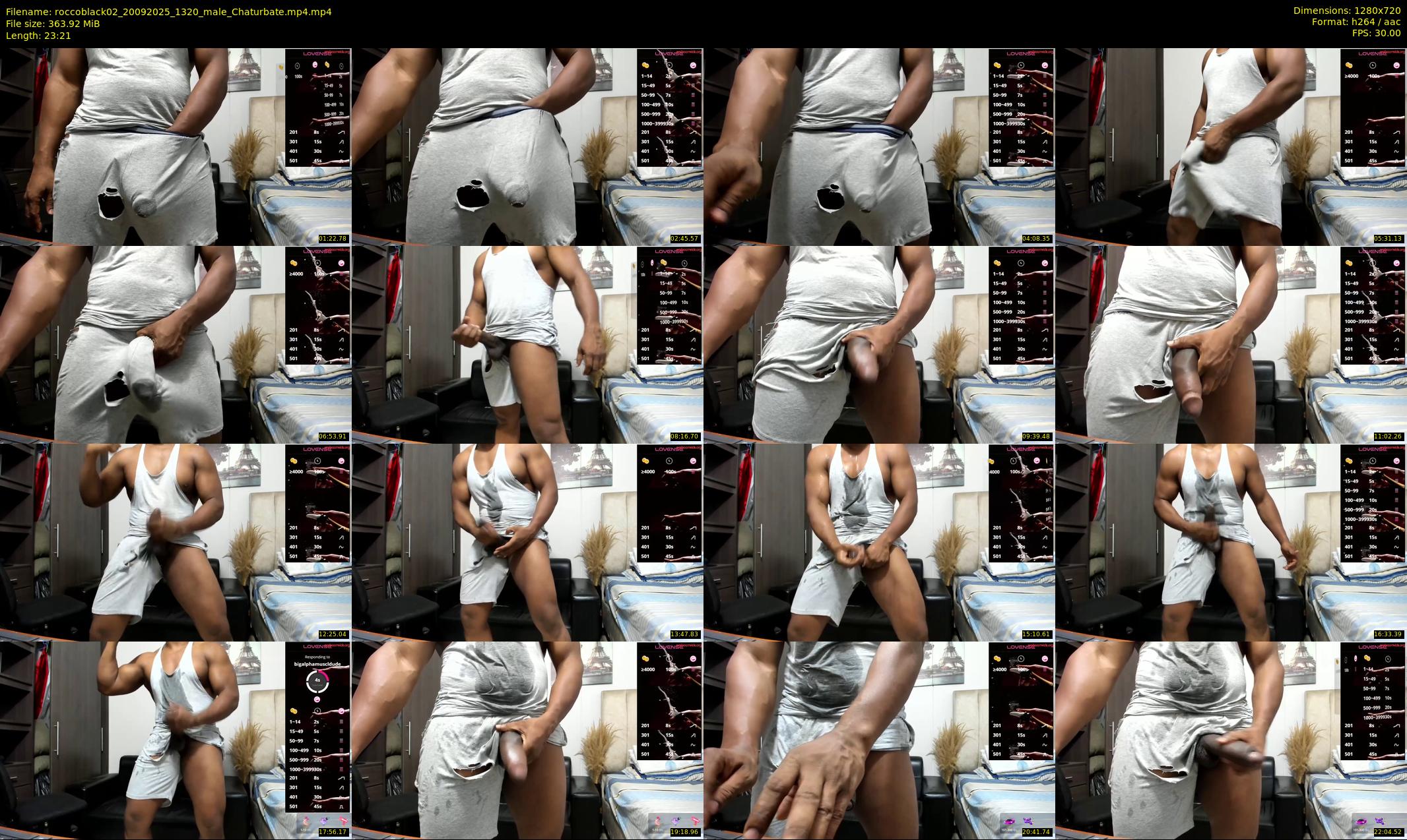 roccoblack02 — 24 minute Chaturbate male cam show recording, 720p, Sep 20, 2025