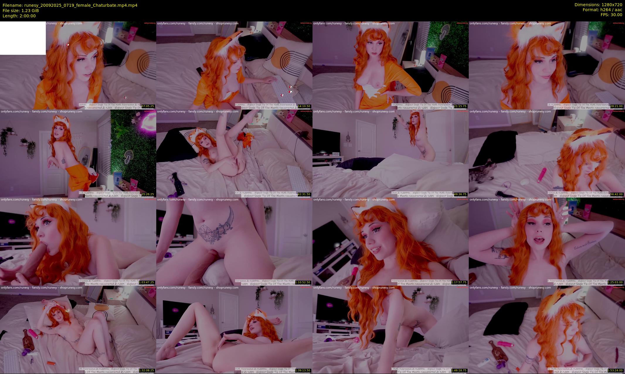 runesy — 120 minute Chaturbate female cam show recording, 720p, Sep 20, 2025